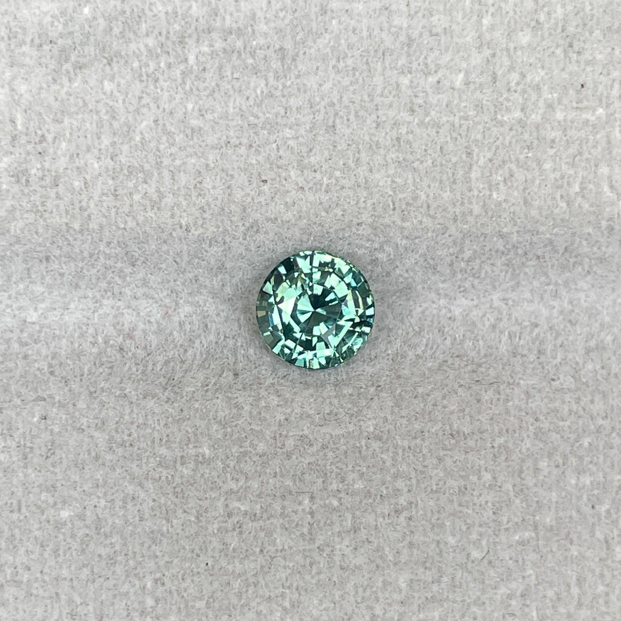 green sapphire loose gemstone