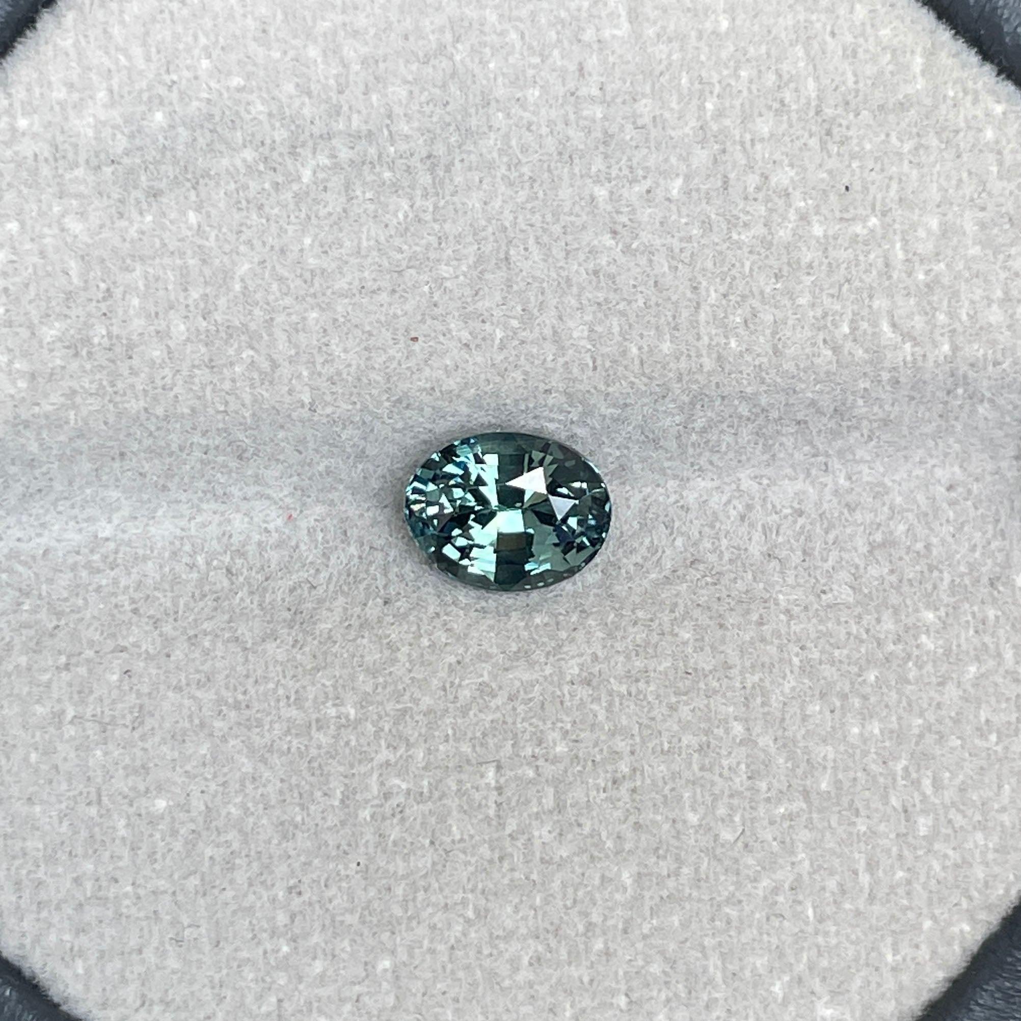 green sapphire loose gemstone