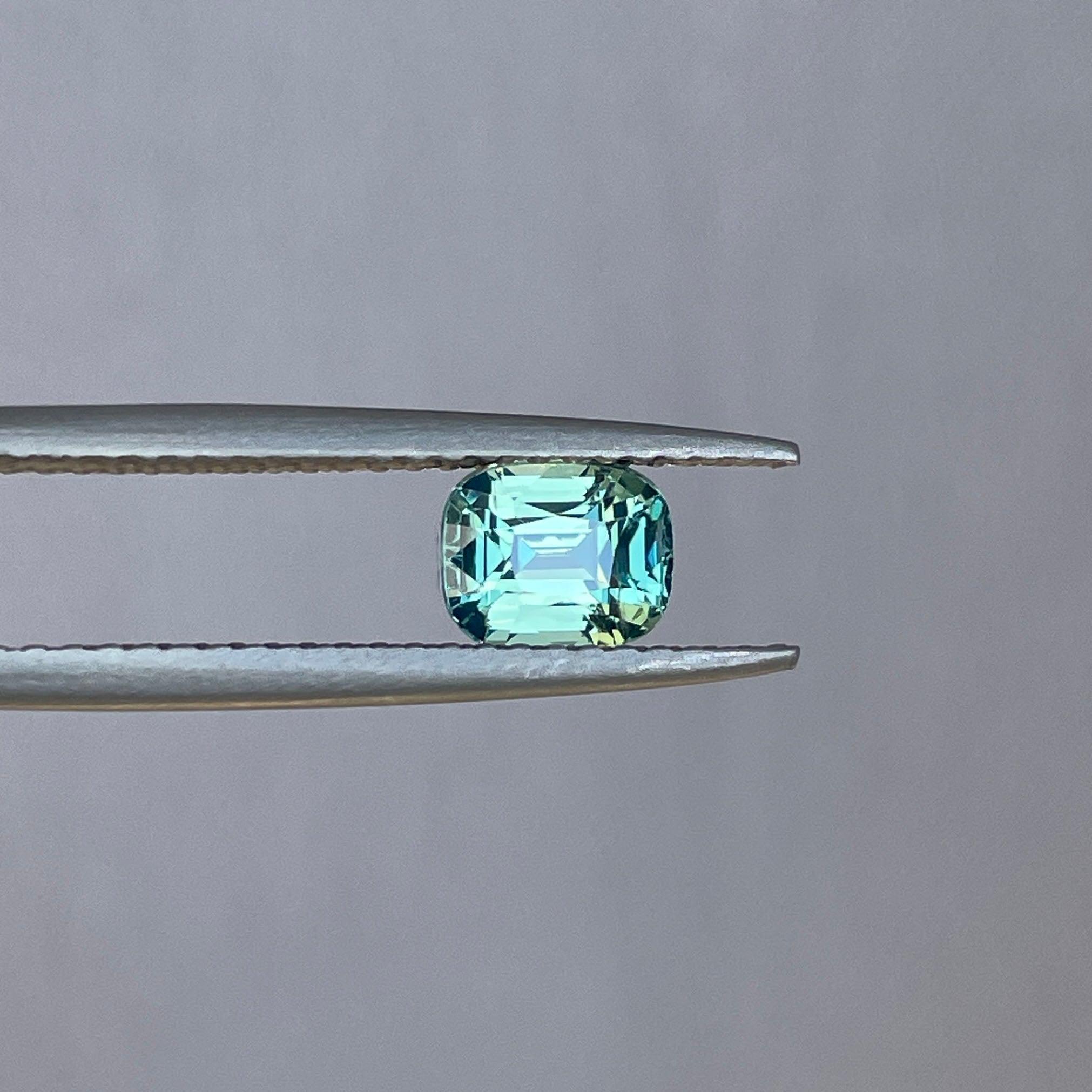 green sapphire loose gemstone