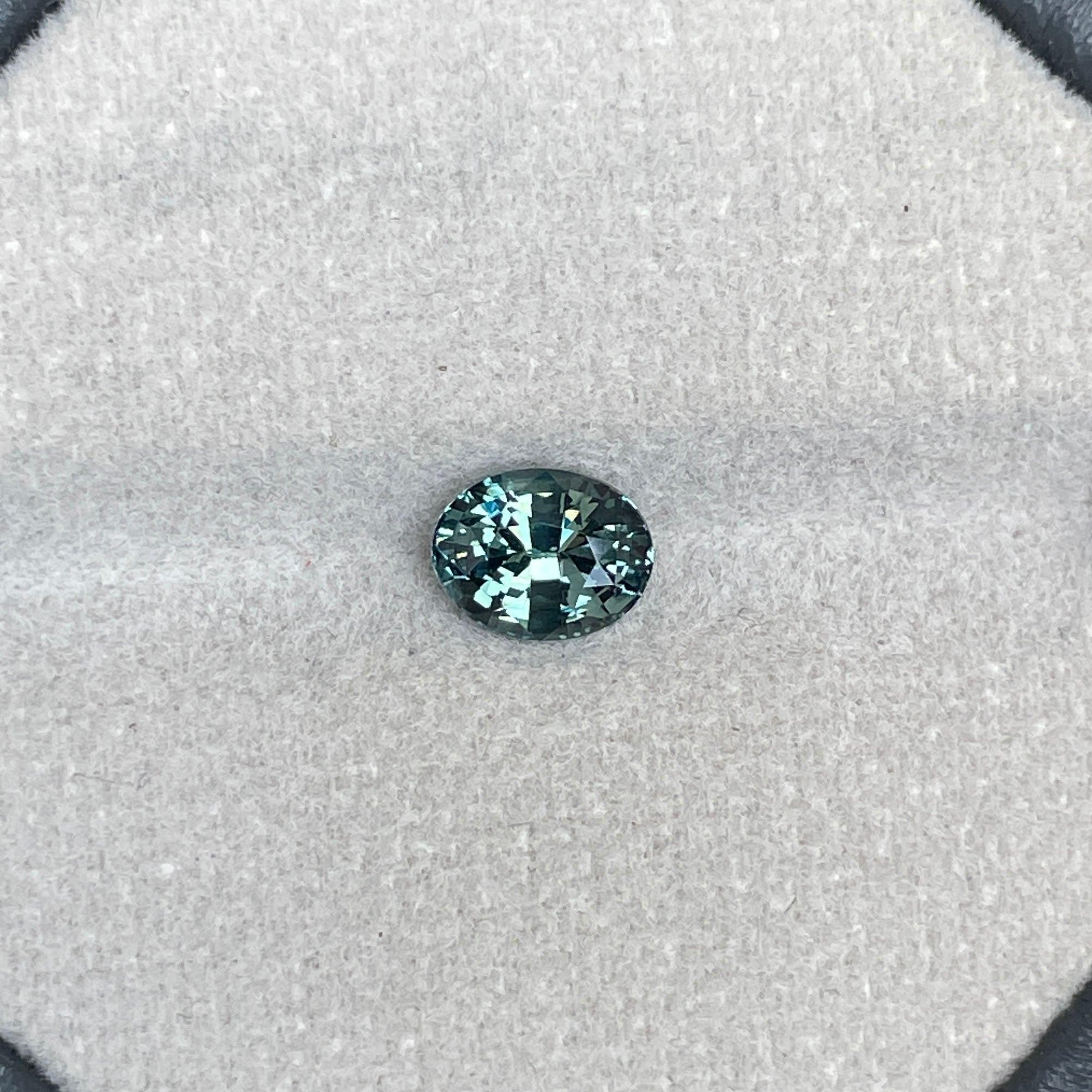 green sapphire loose gemstone
