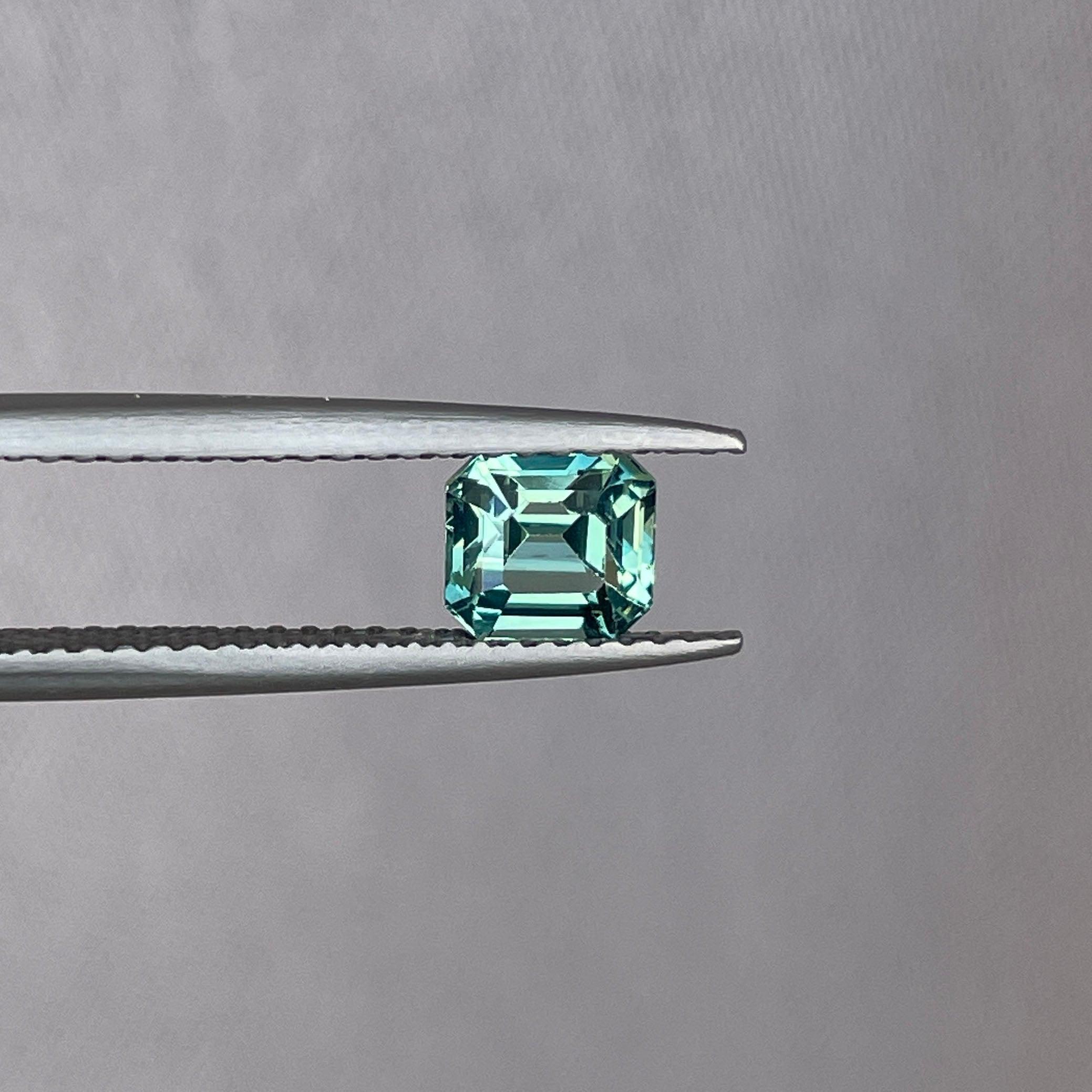 green sapphire loose gemstone