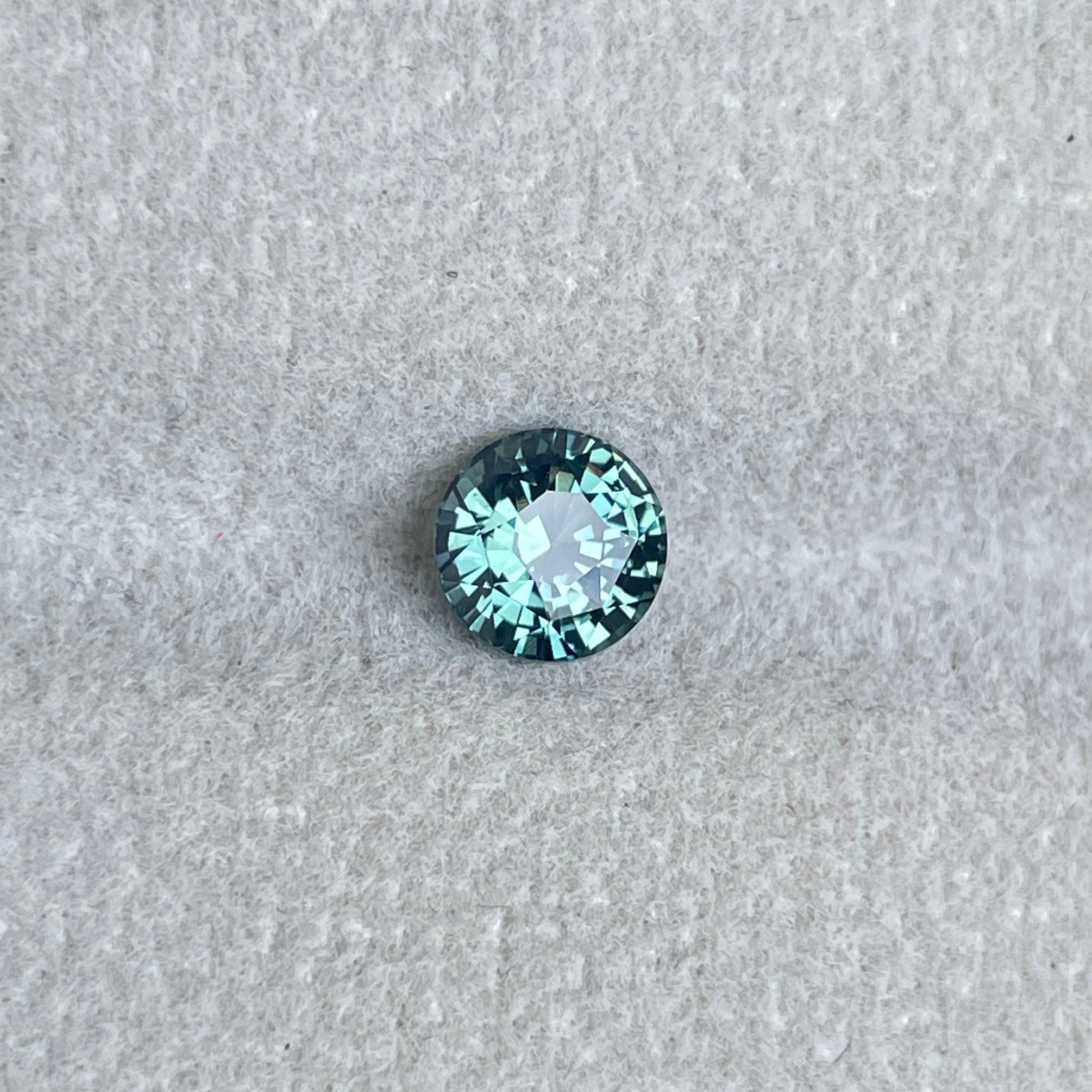 green sapphire loose gemstone