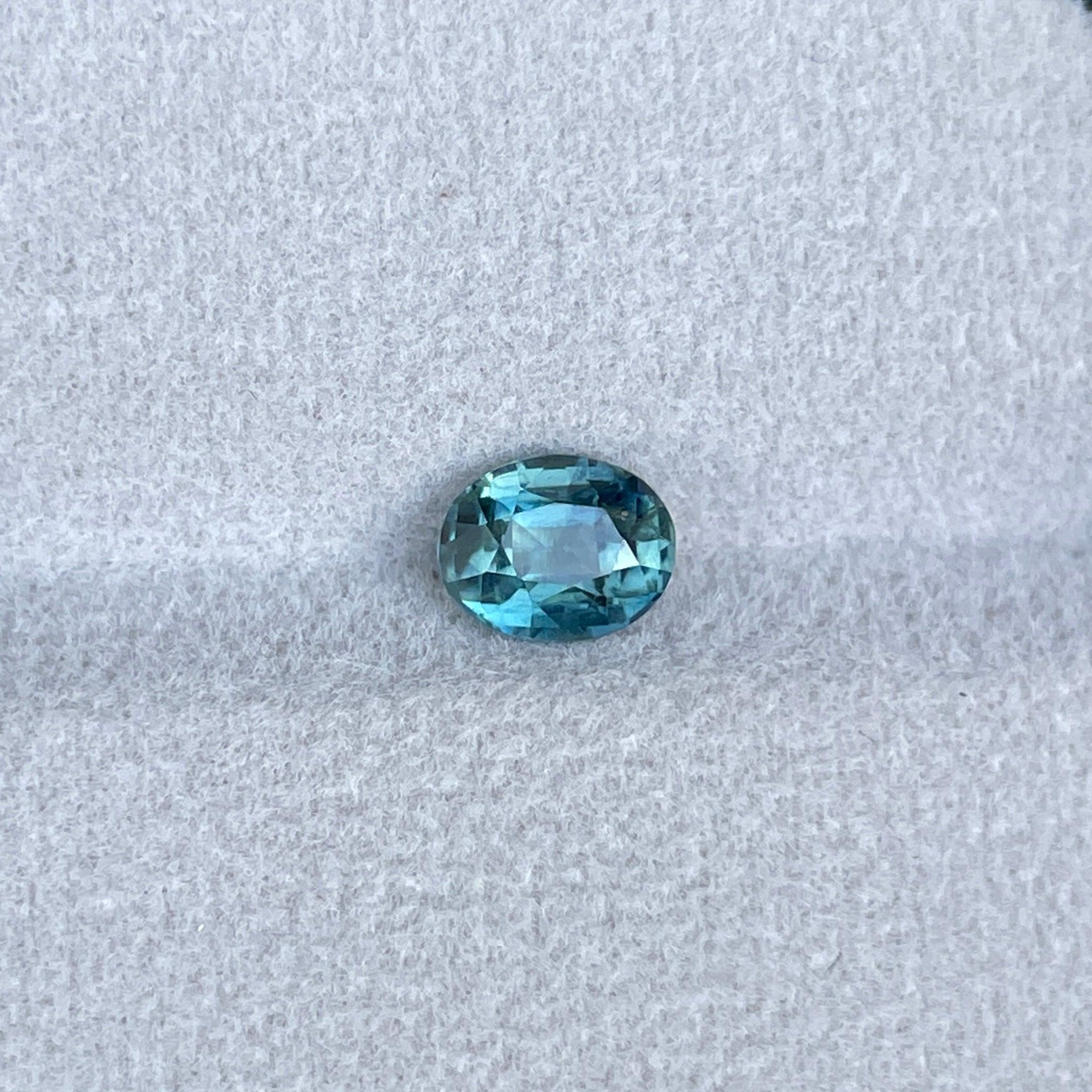 green sapphire loose gemstone