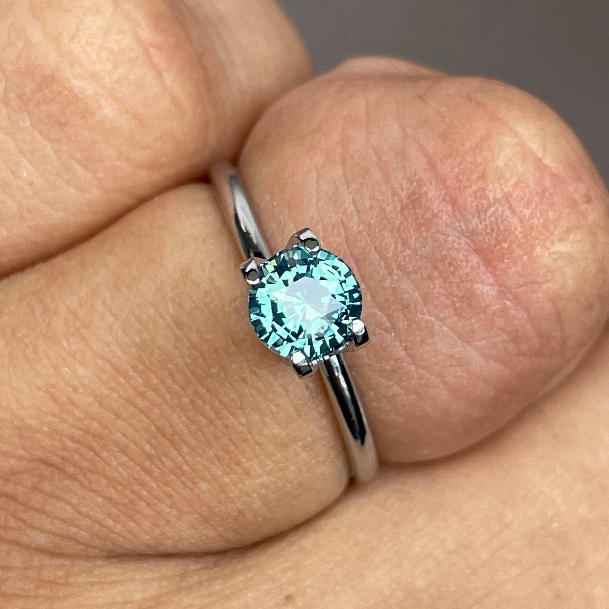 green sapphire loose gemstone
