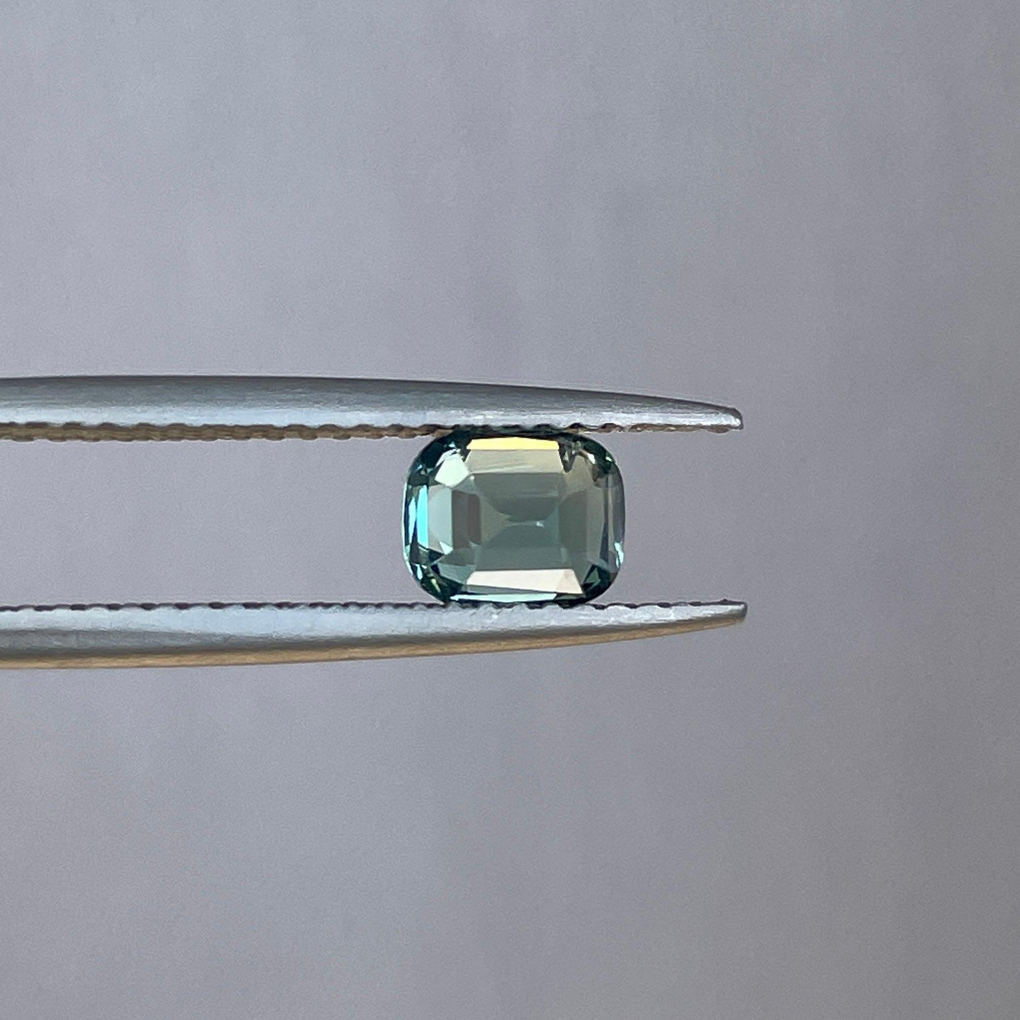 green sapphire loose gemstone