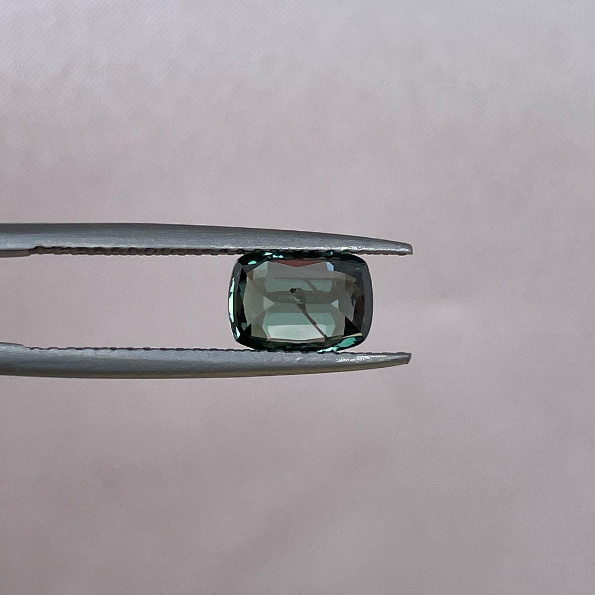 green sapphire loose gemstone