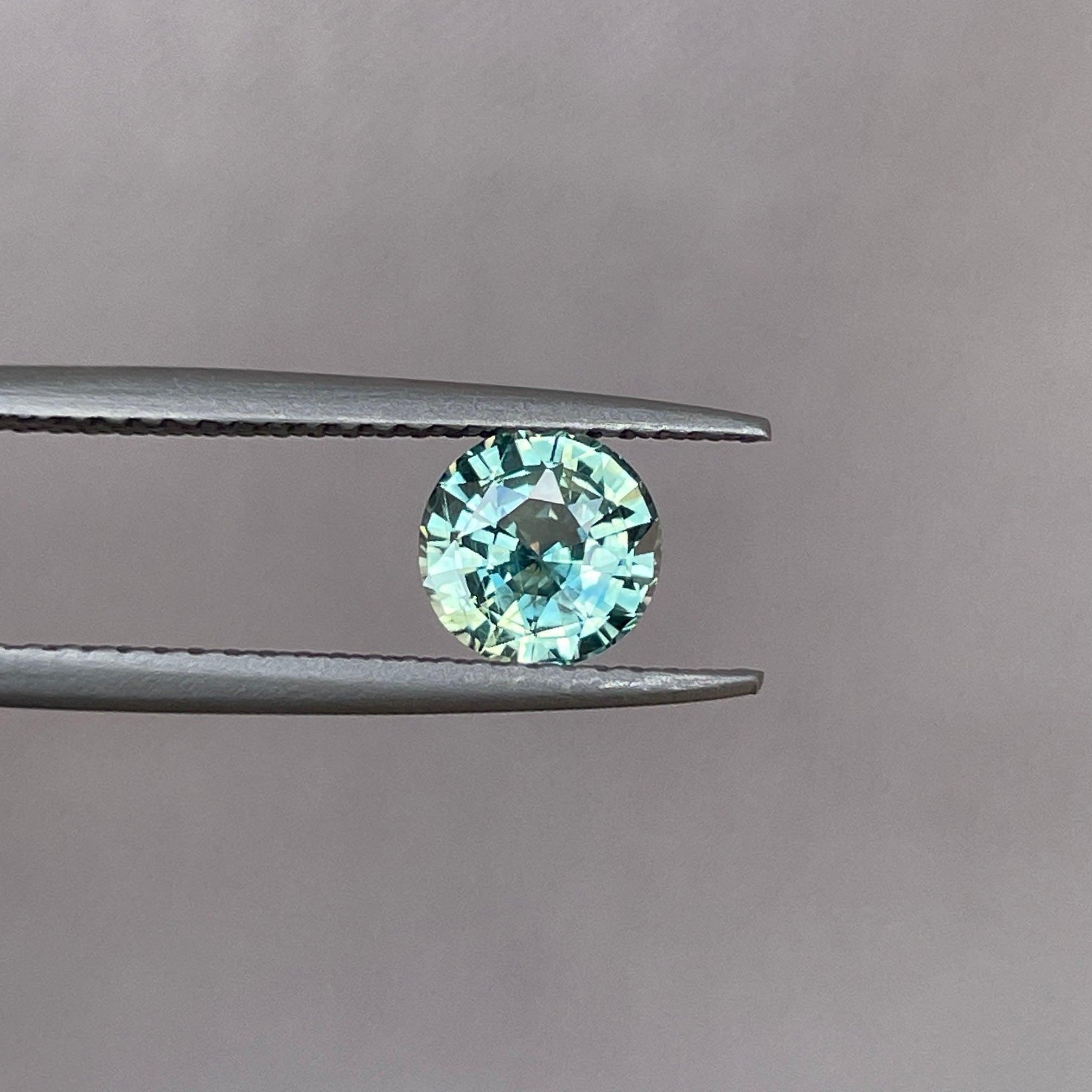 green sapphire loose gemstone