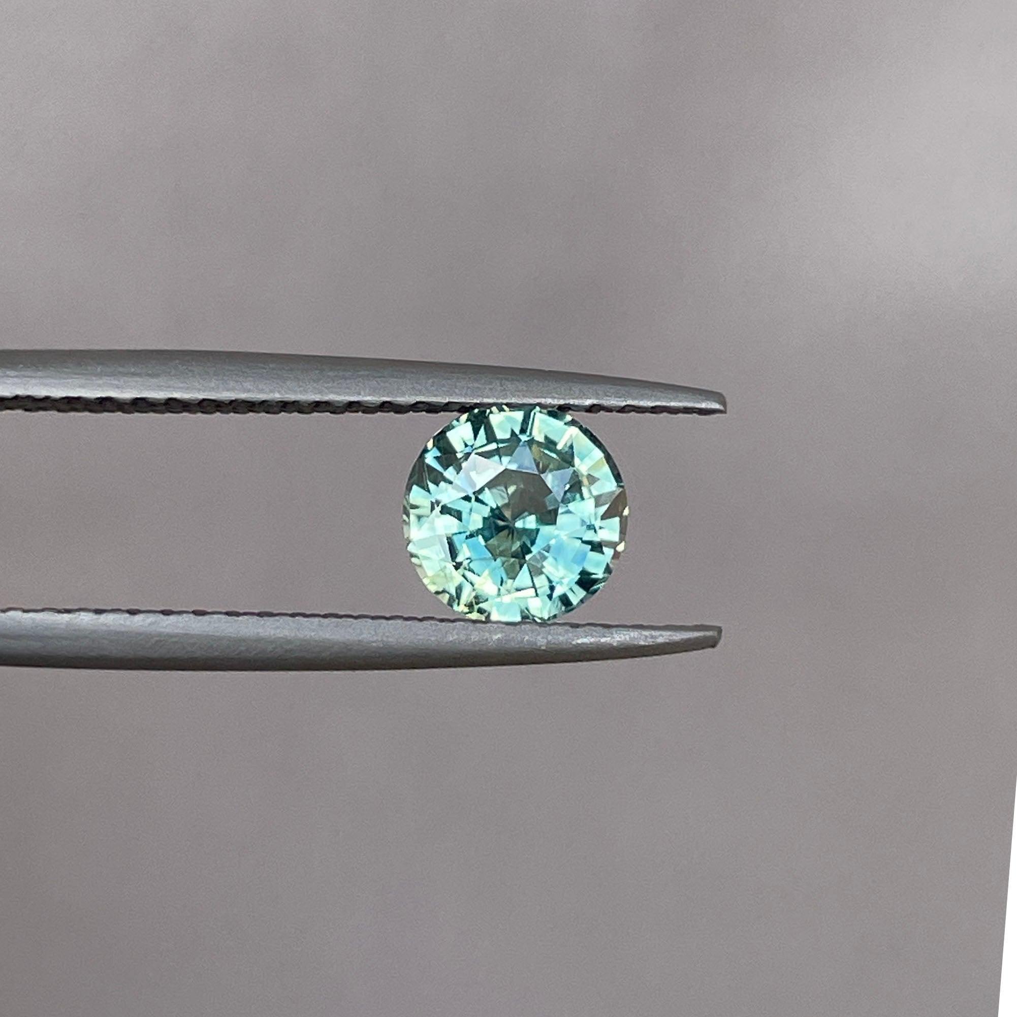 green sapphire loose gemstone