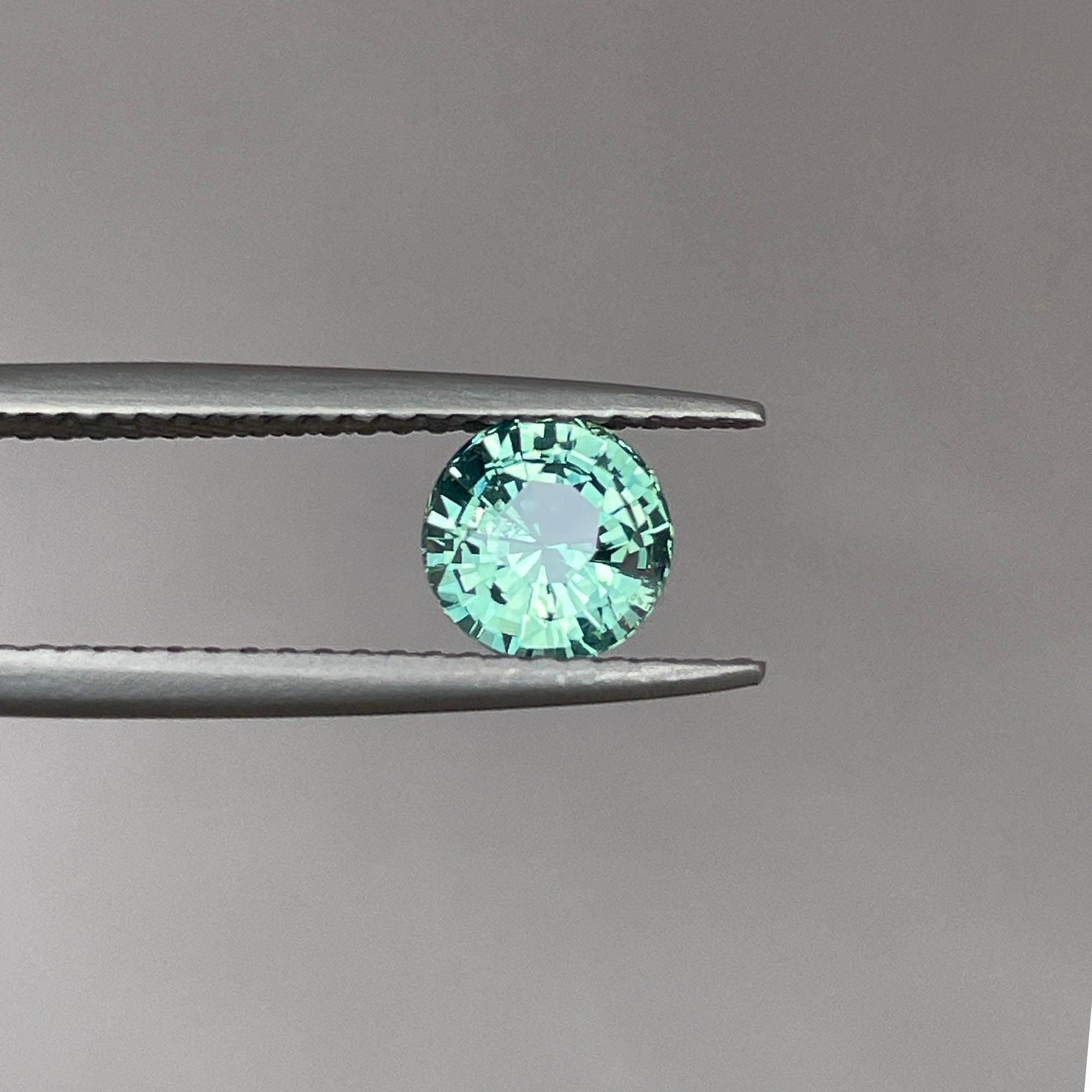 green sapphire loose gemstone