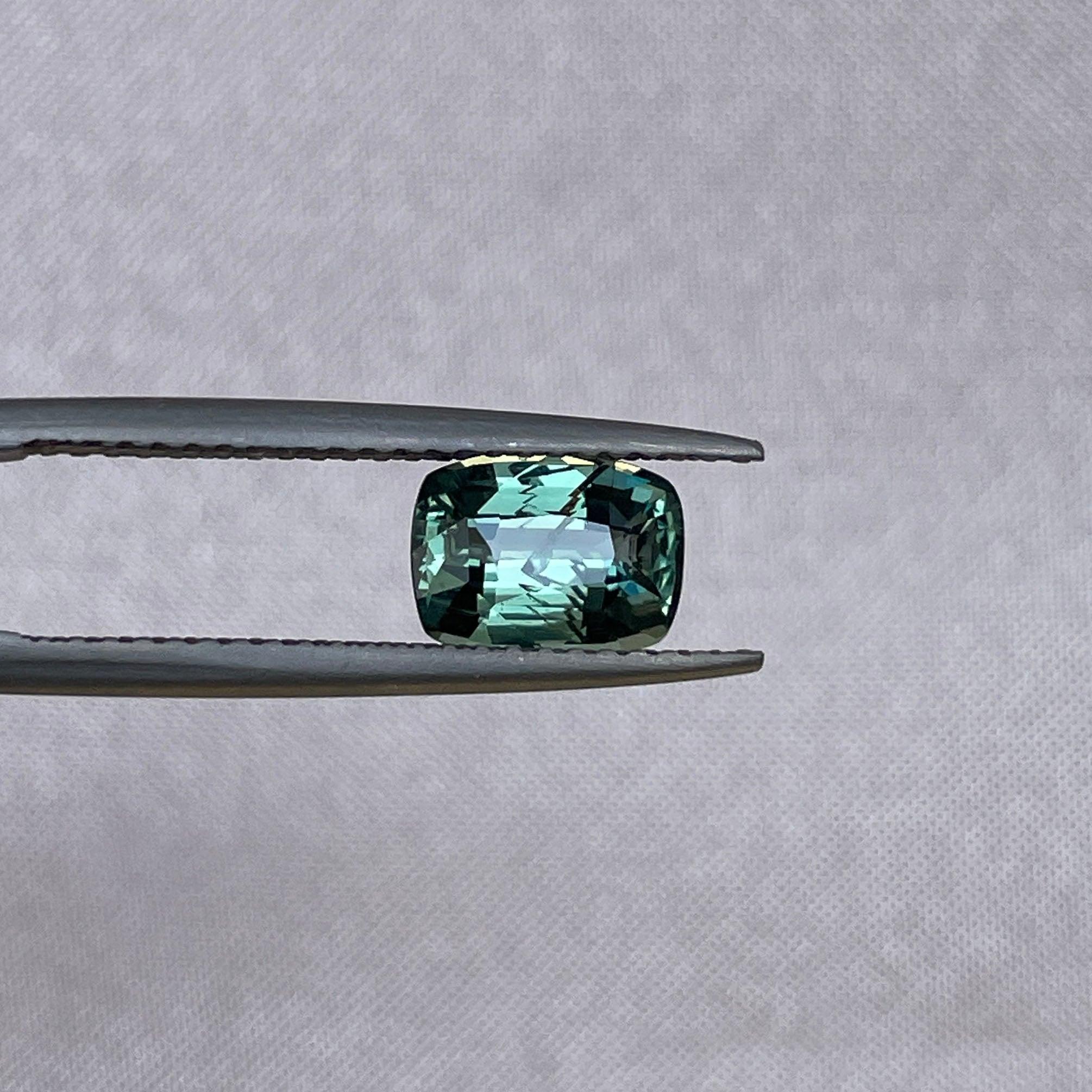 green sapphire loose gemstone