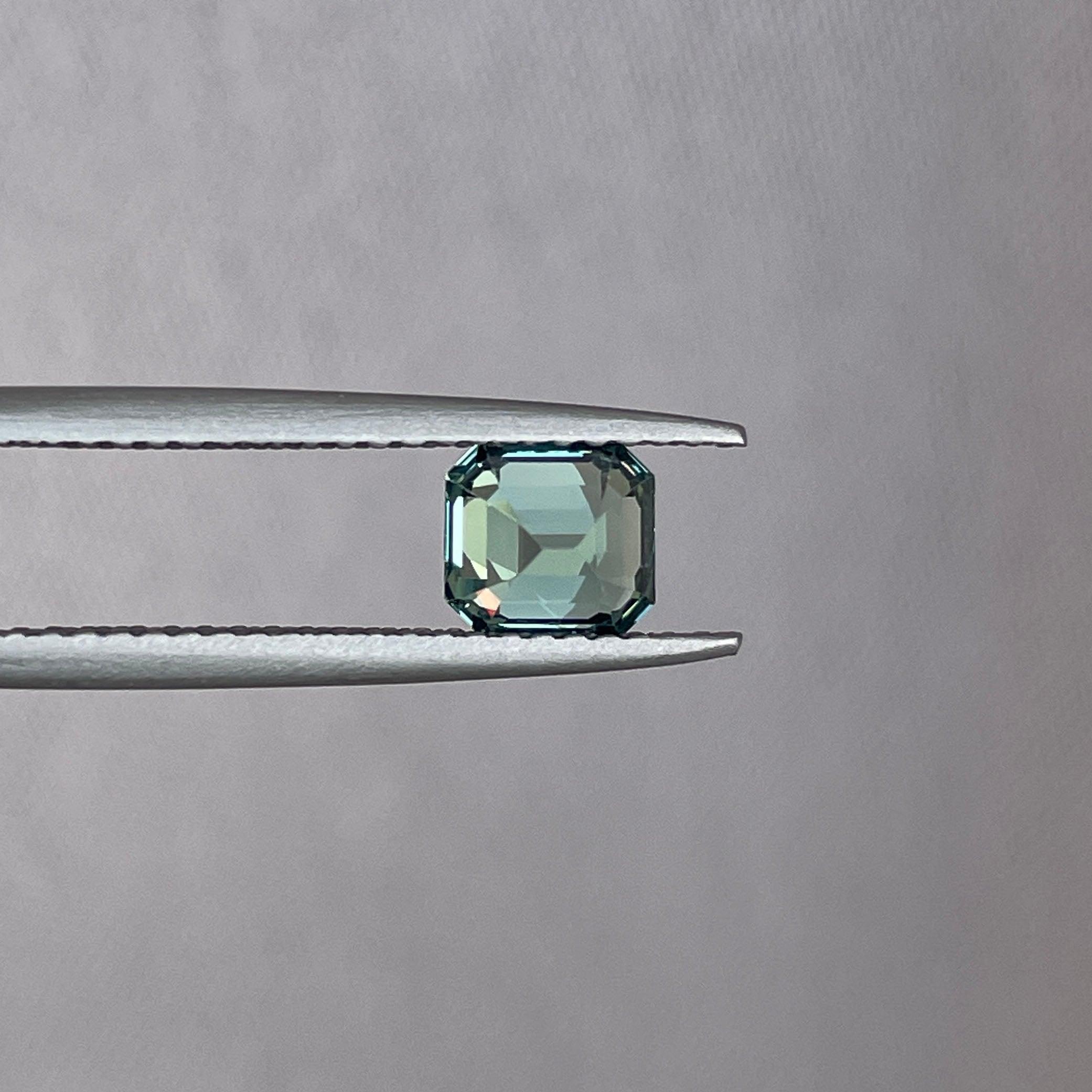 green sapphire loose gemstone