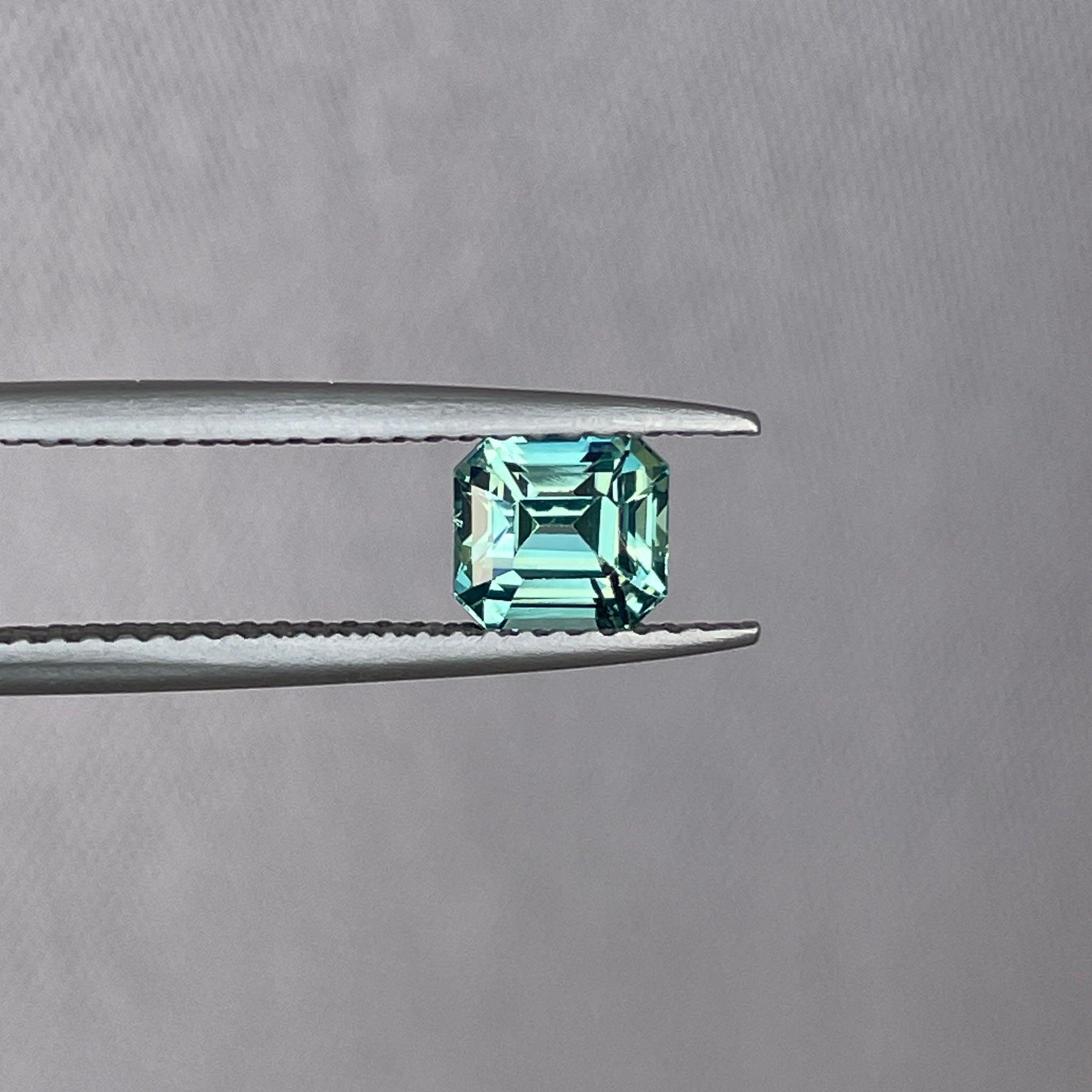 green sapphire loose gemstone