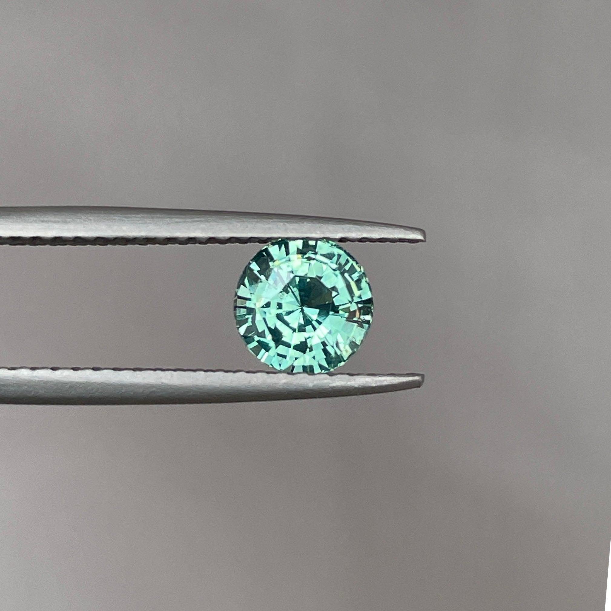 green sapphire loose gemstone