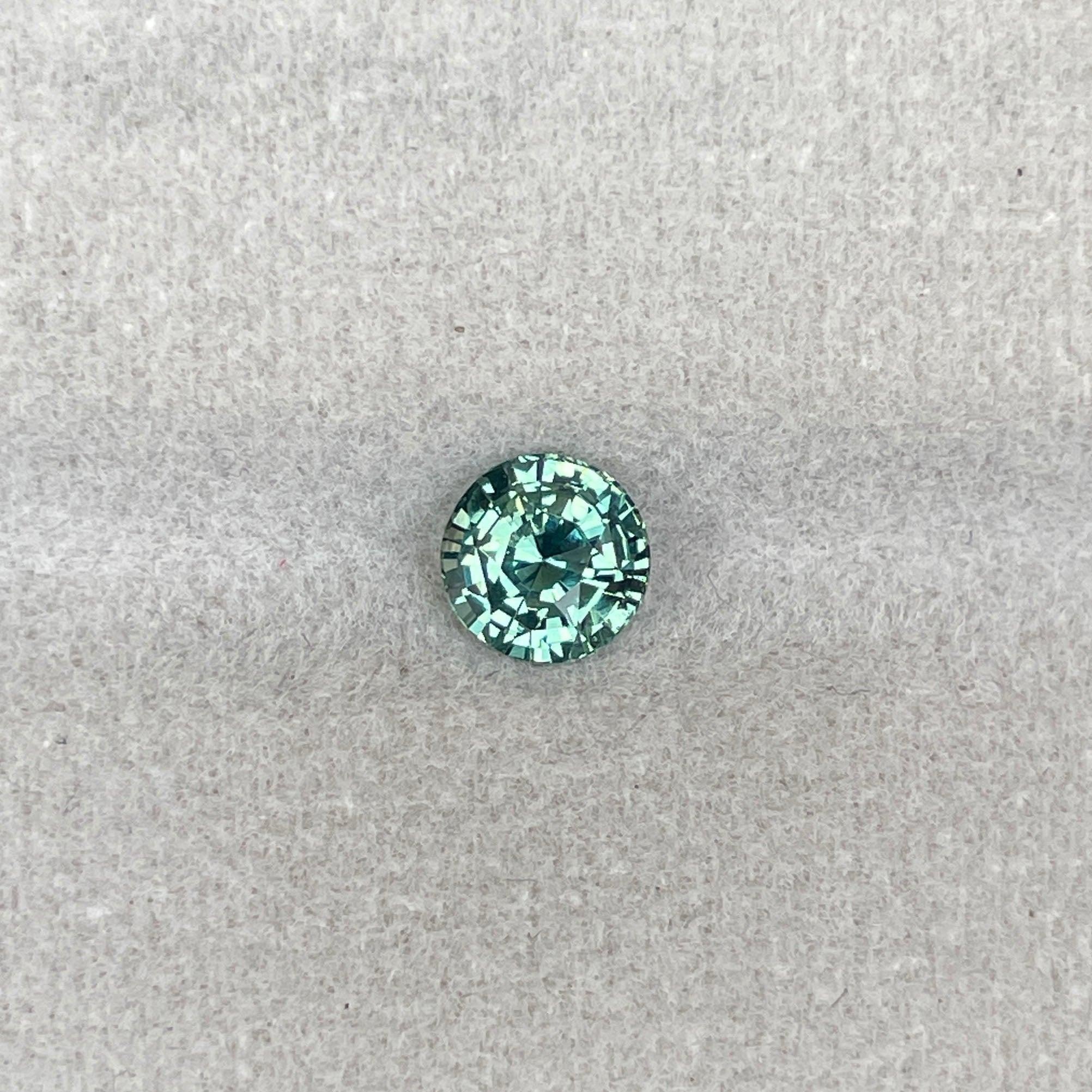 green sapphire loose gemstone