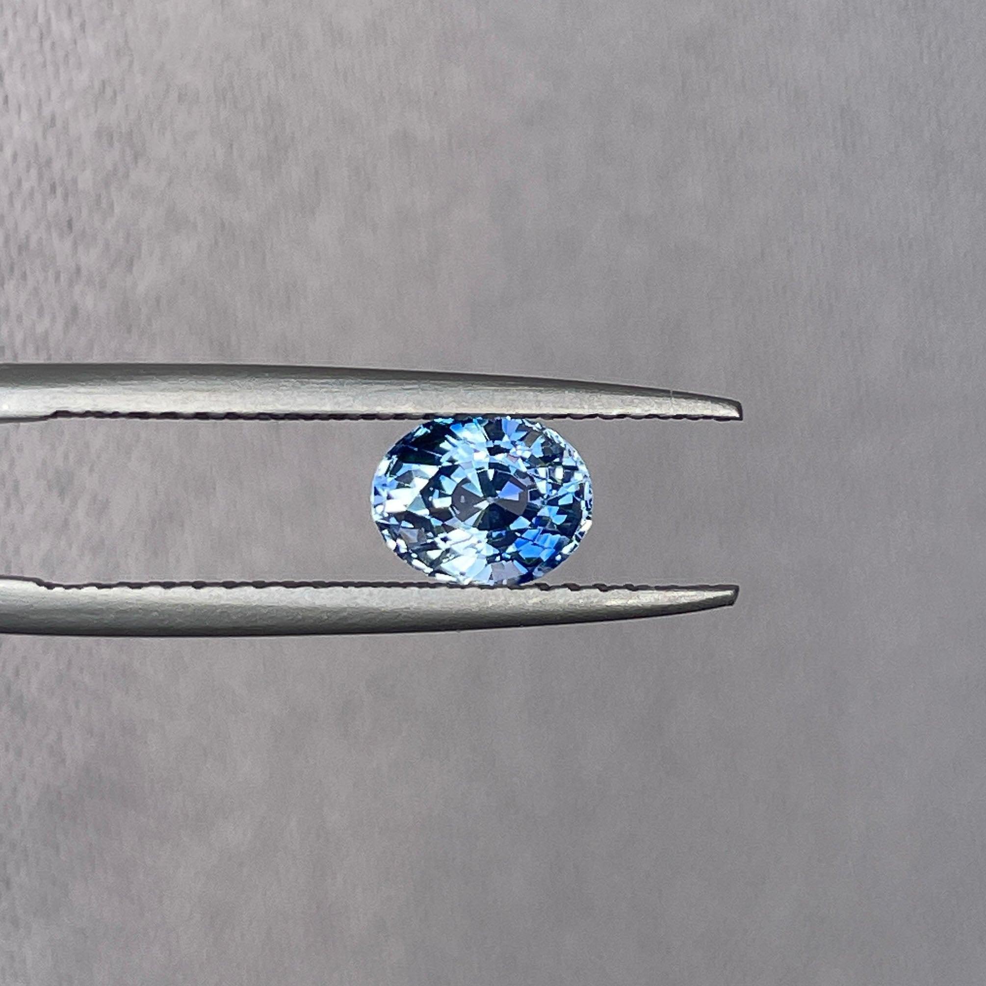 light blue colored gemstones