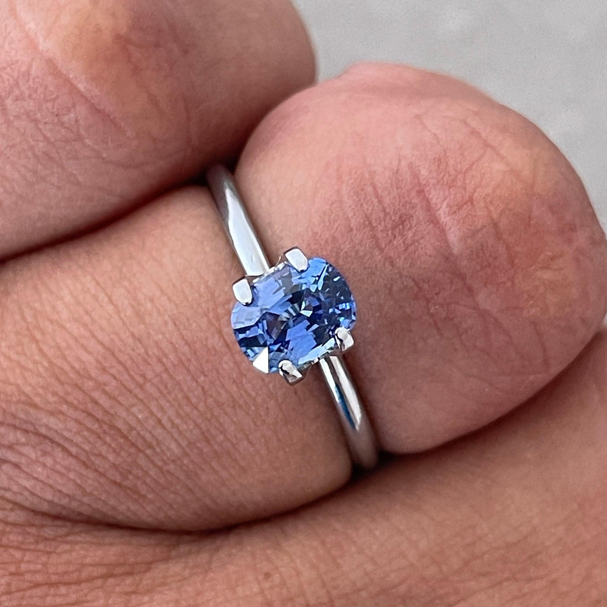 light blue colored gemstones