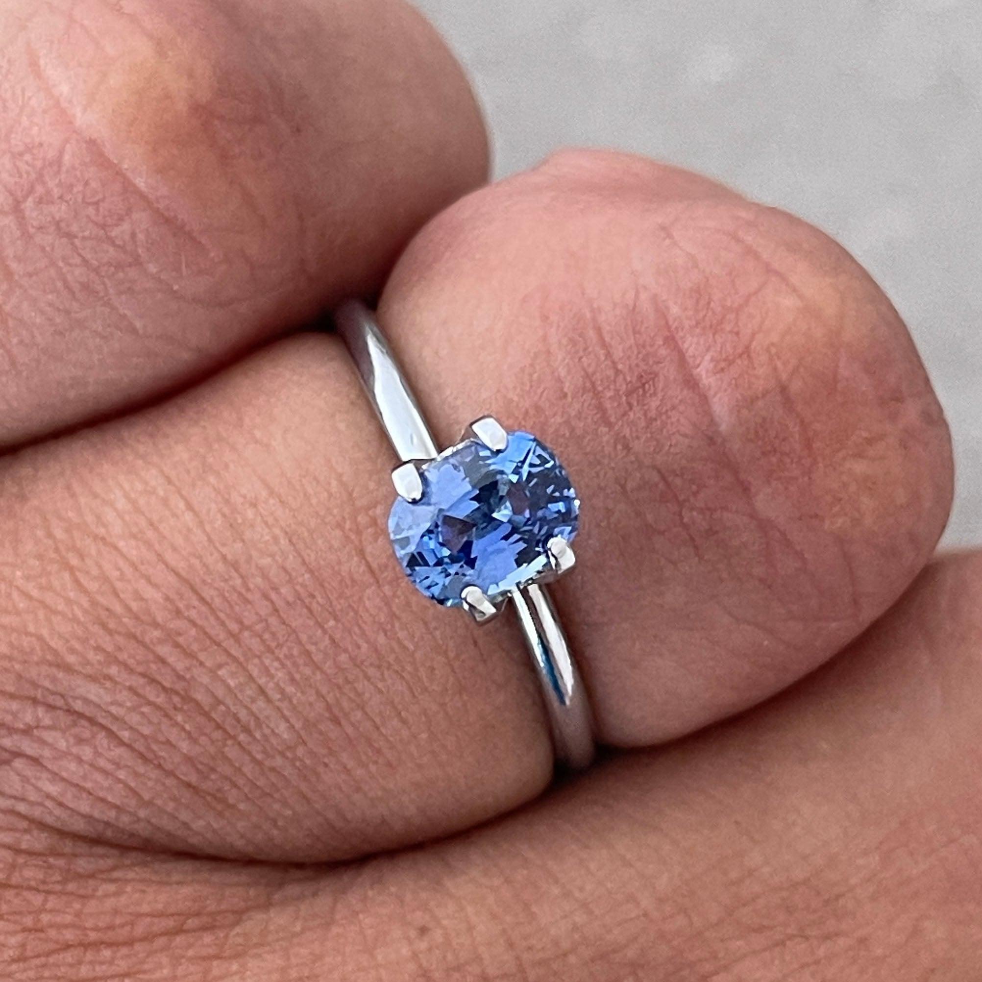 light blue colored gemstones