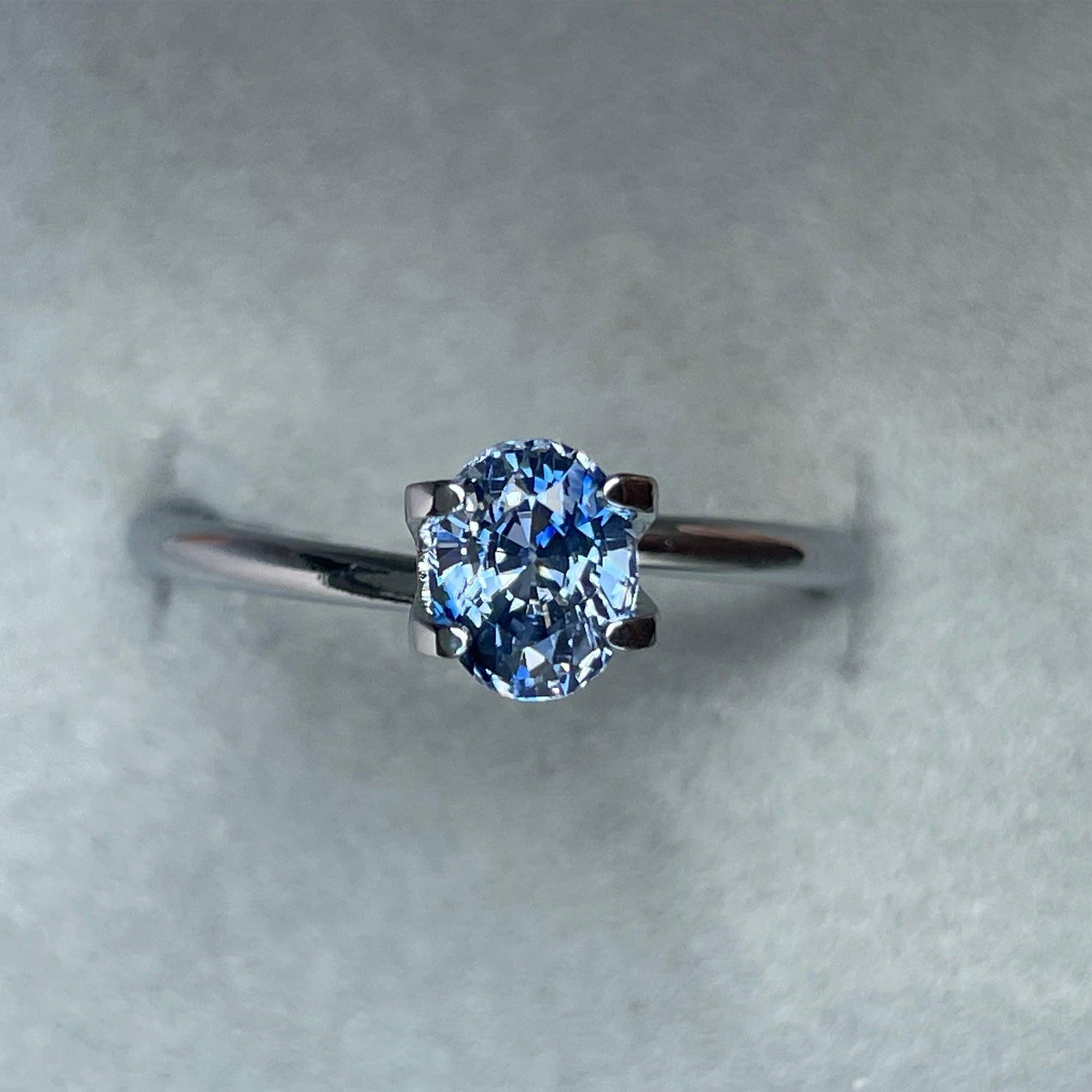 light blue colored gemstones
