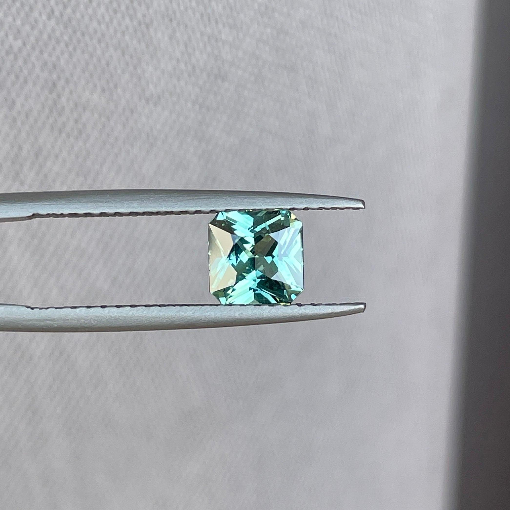 light green sapphire gemstone