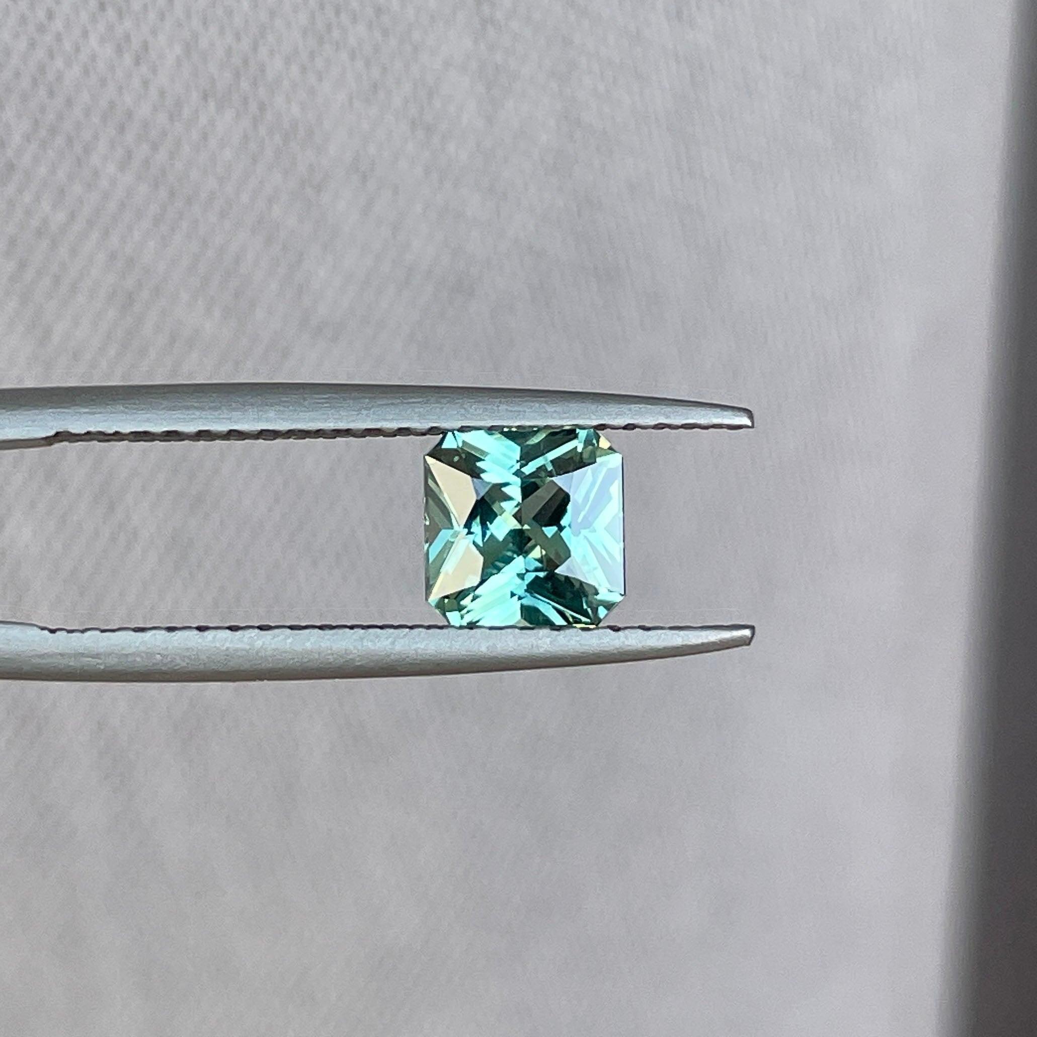 light green sapphire gemstone