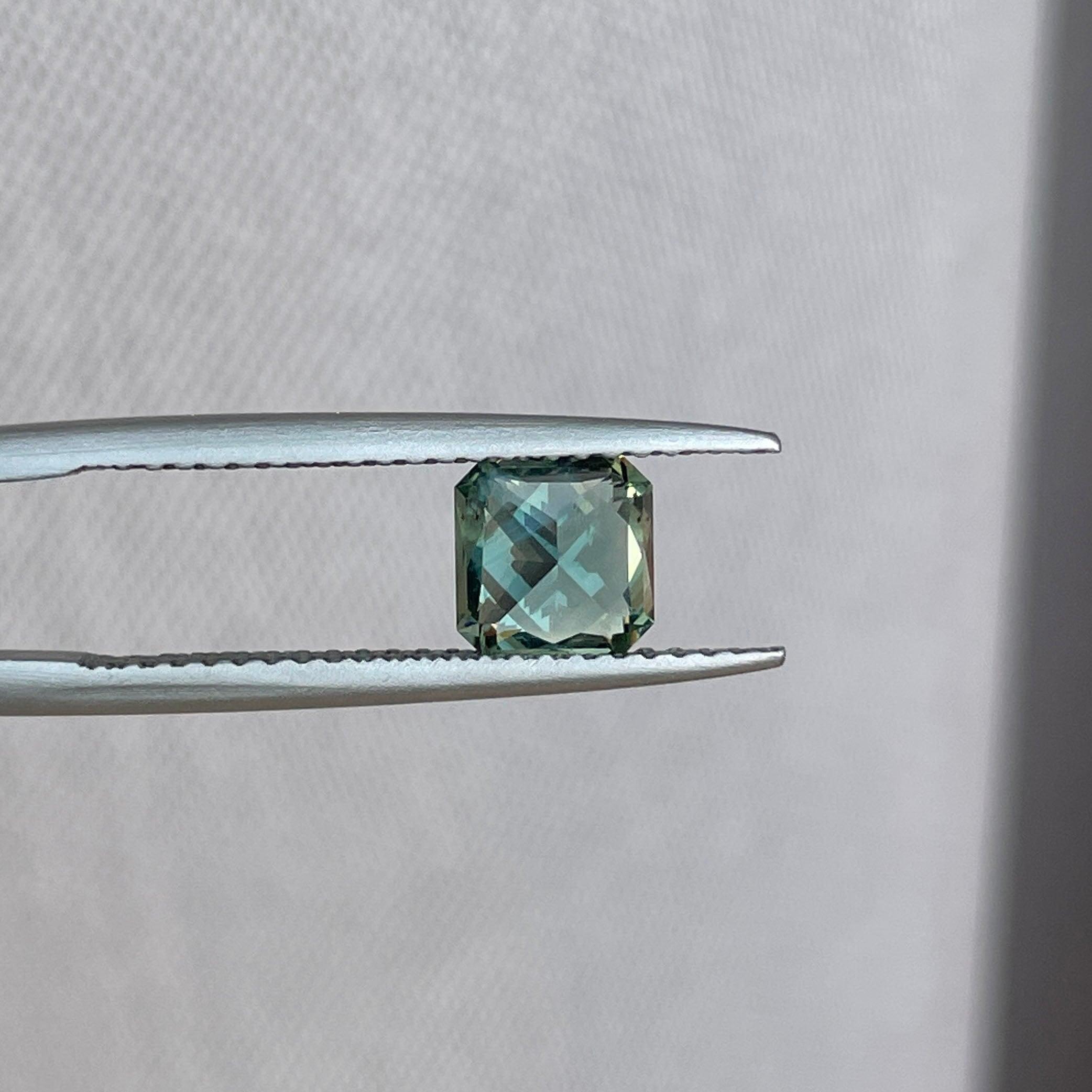 light green sapphire gemstone