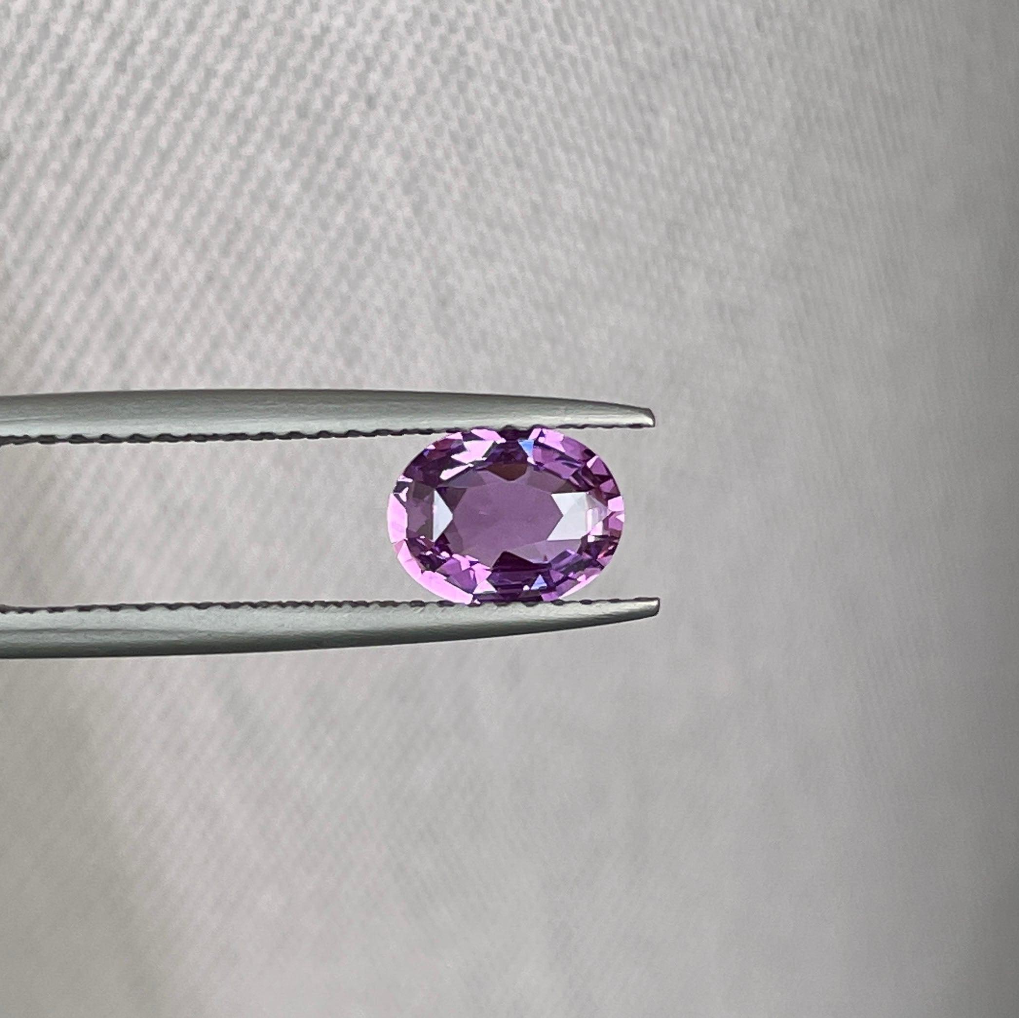 loose purple sapphire