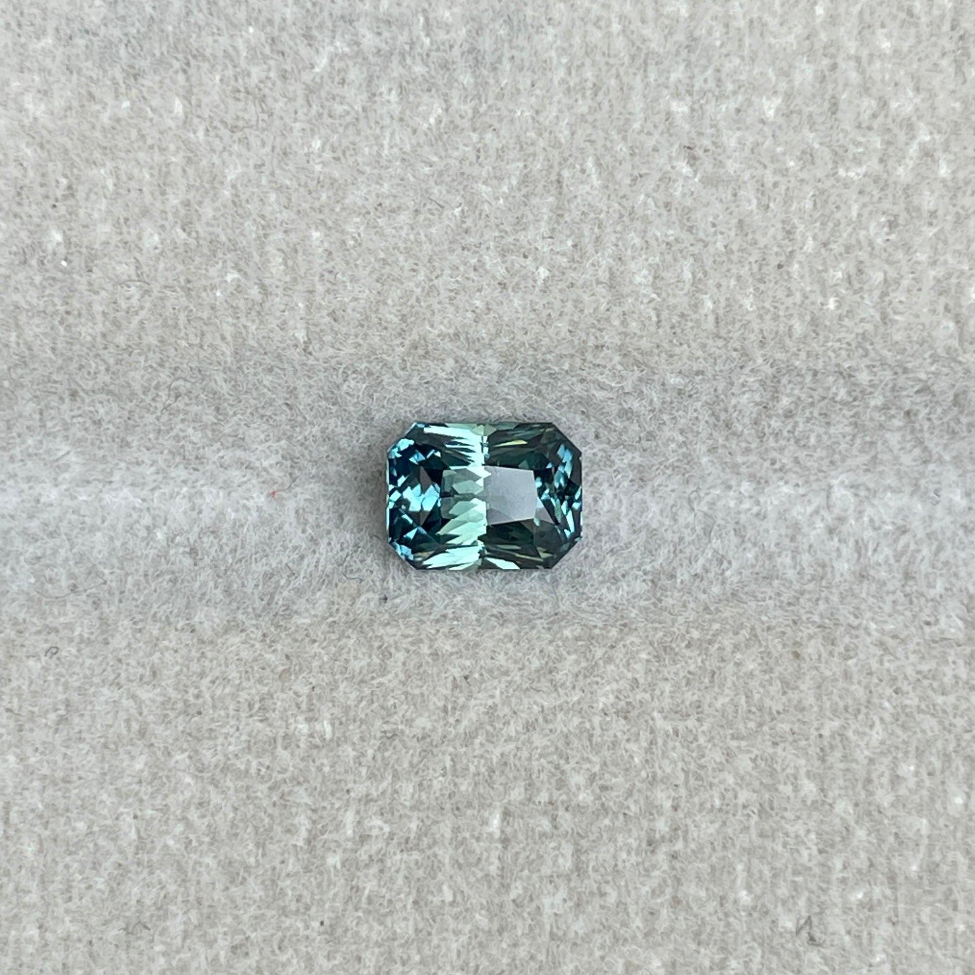 loose teal sapphire