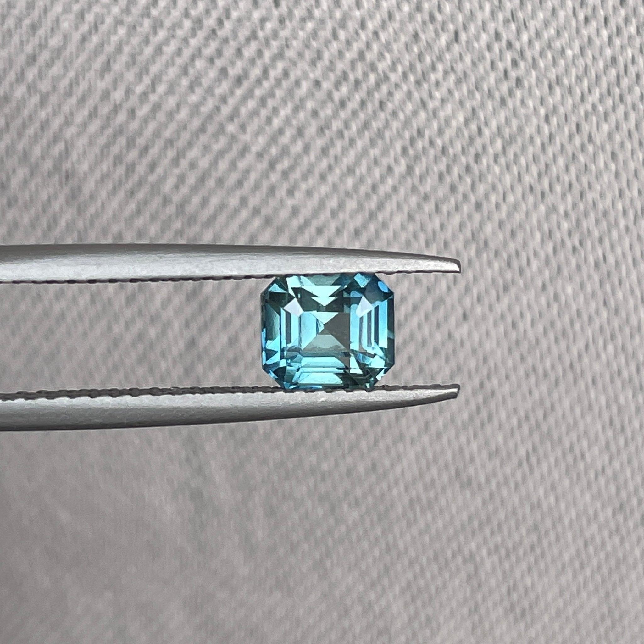 natural blue green sapphire