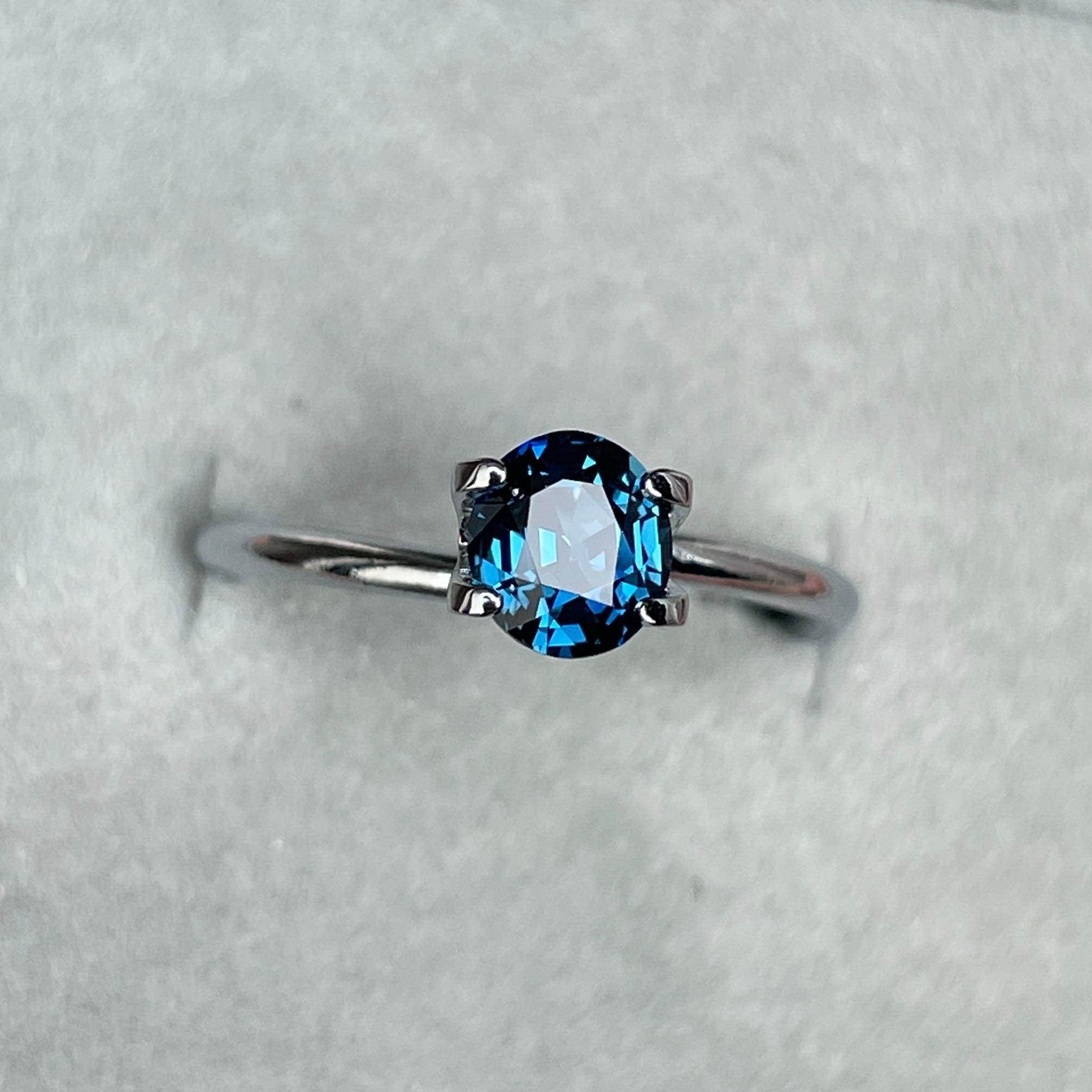 natural blue green sapphire