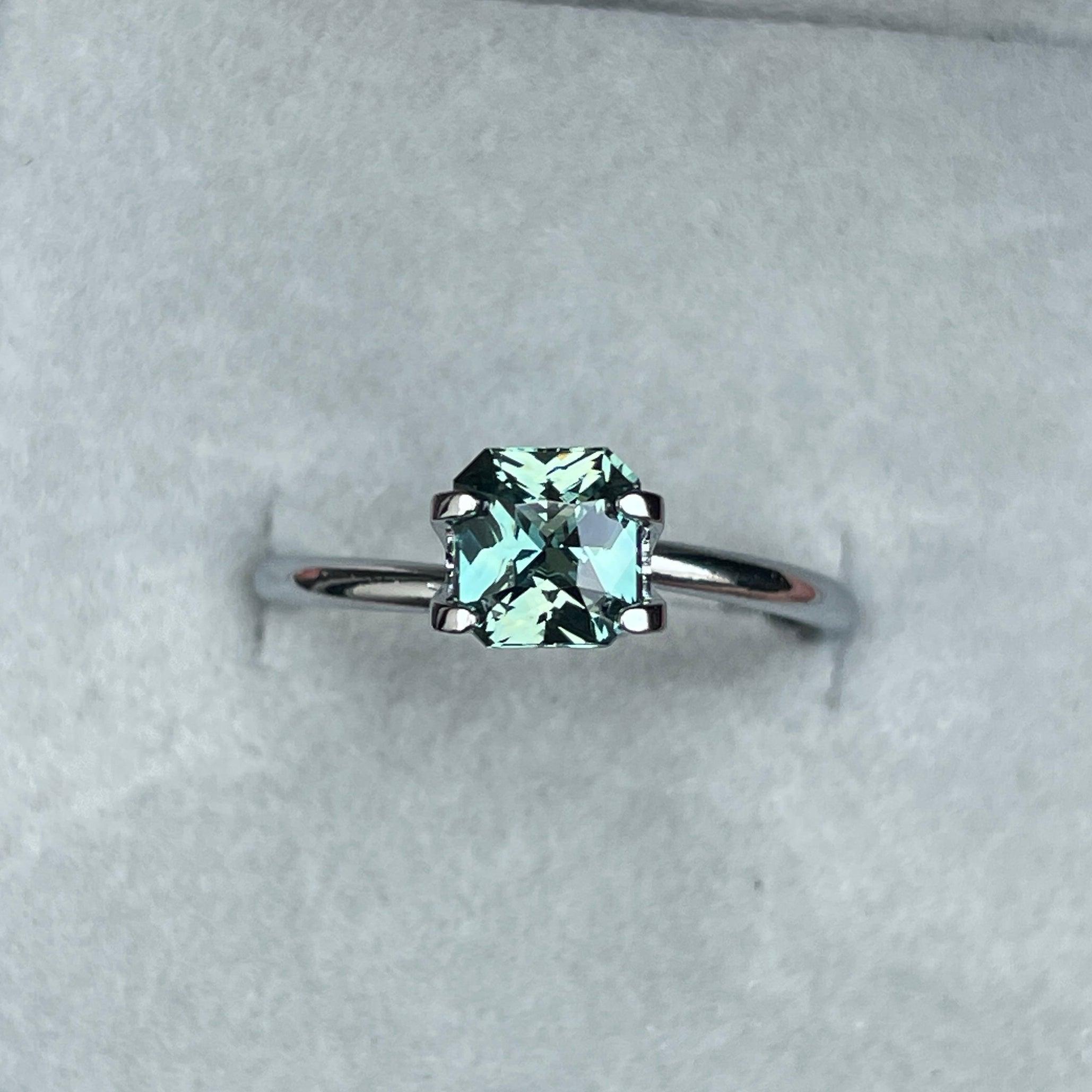 natural green sapphire gemstone