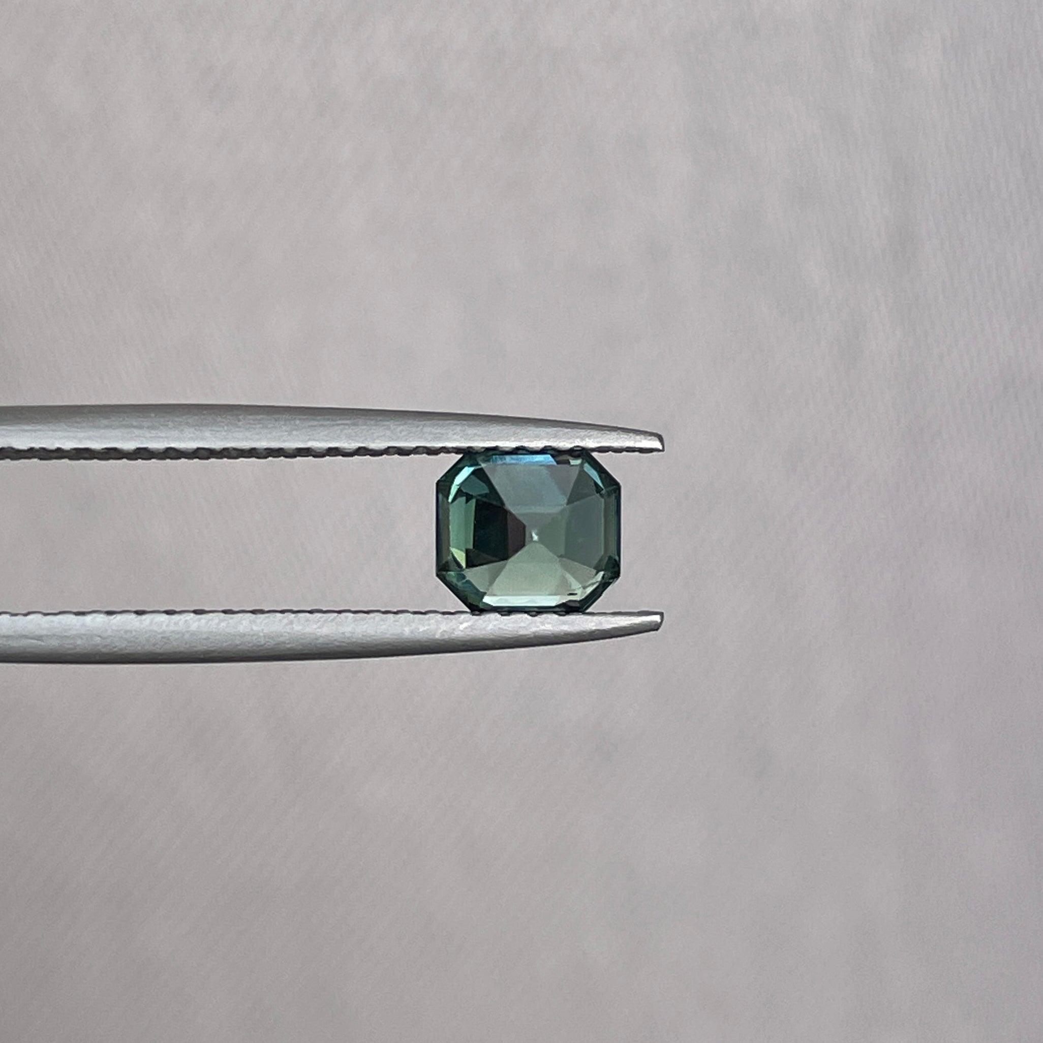 natural green sapphire gemstone