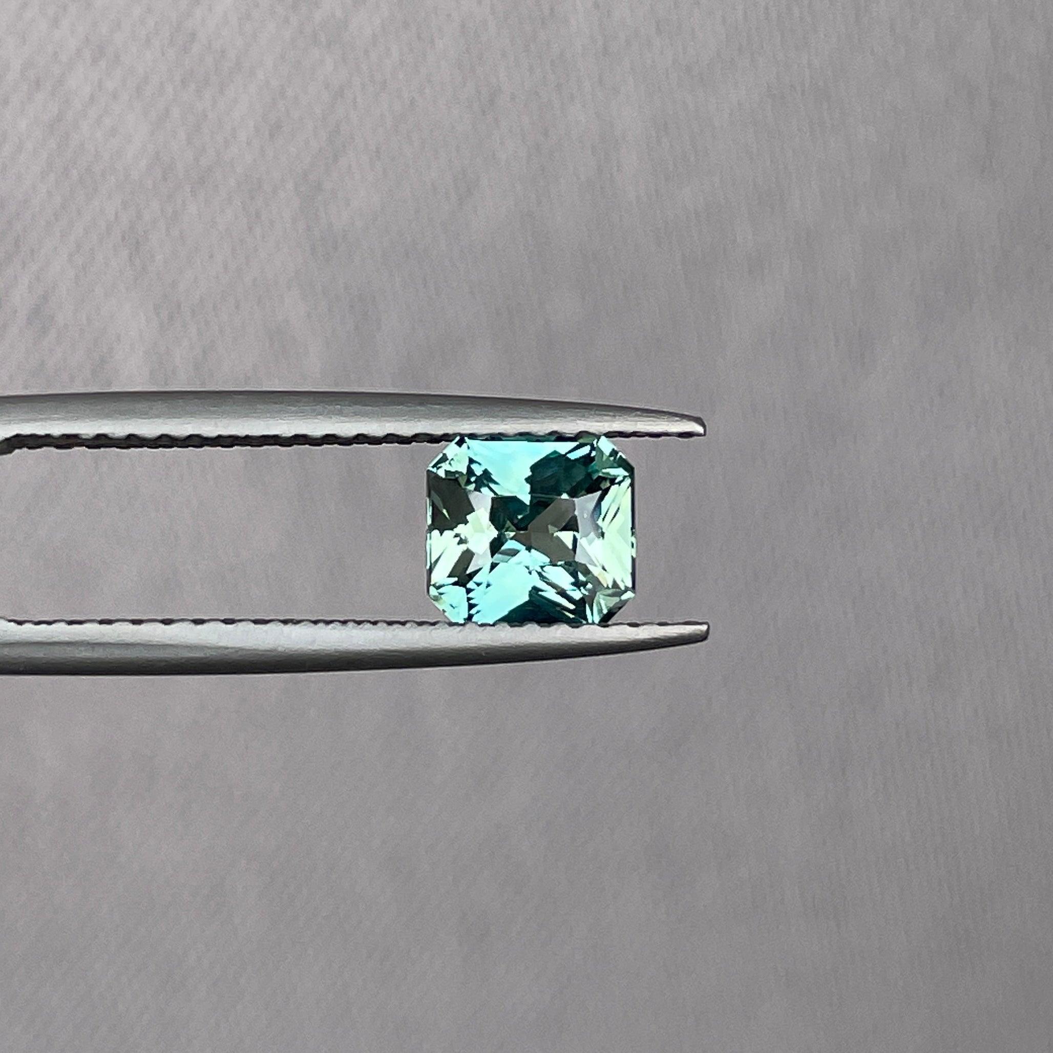 natural green sapphire gemstone