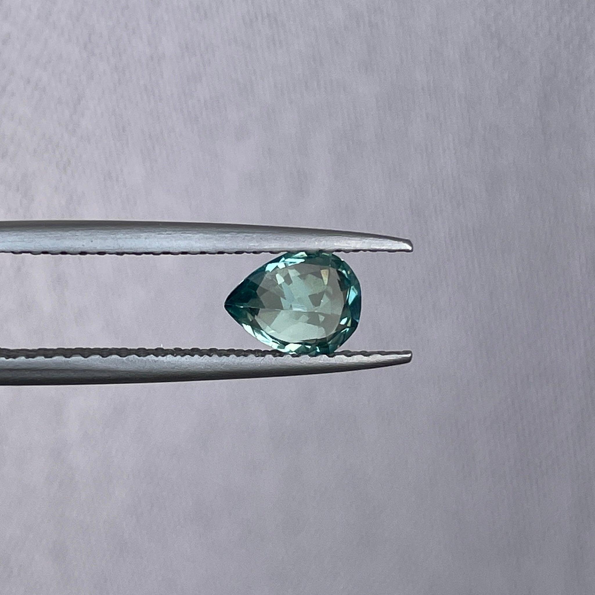 natural green sapphire gemstone