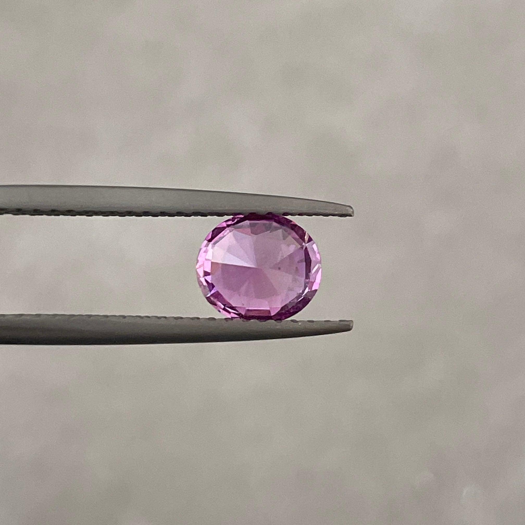 natural pink sapphire engagement ring