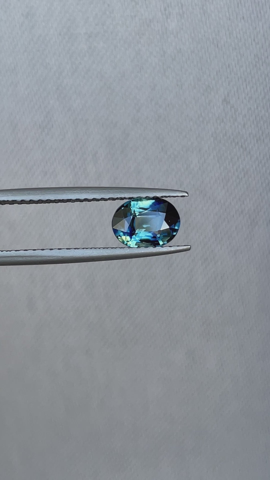 natural blue green sapphire