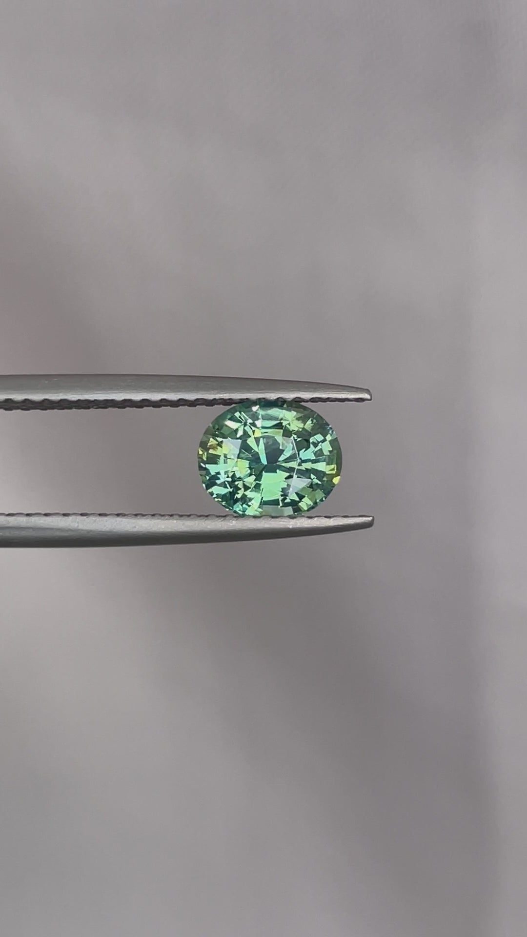 green sapphire loose gemstone