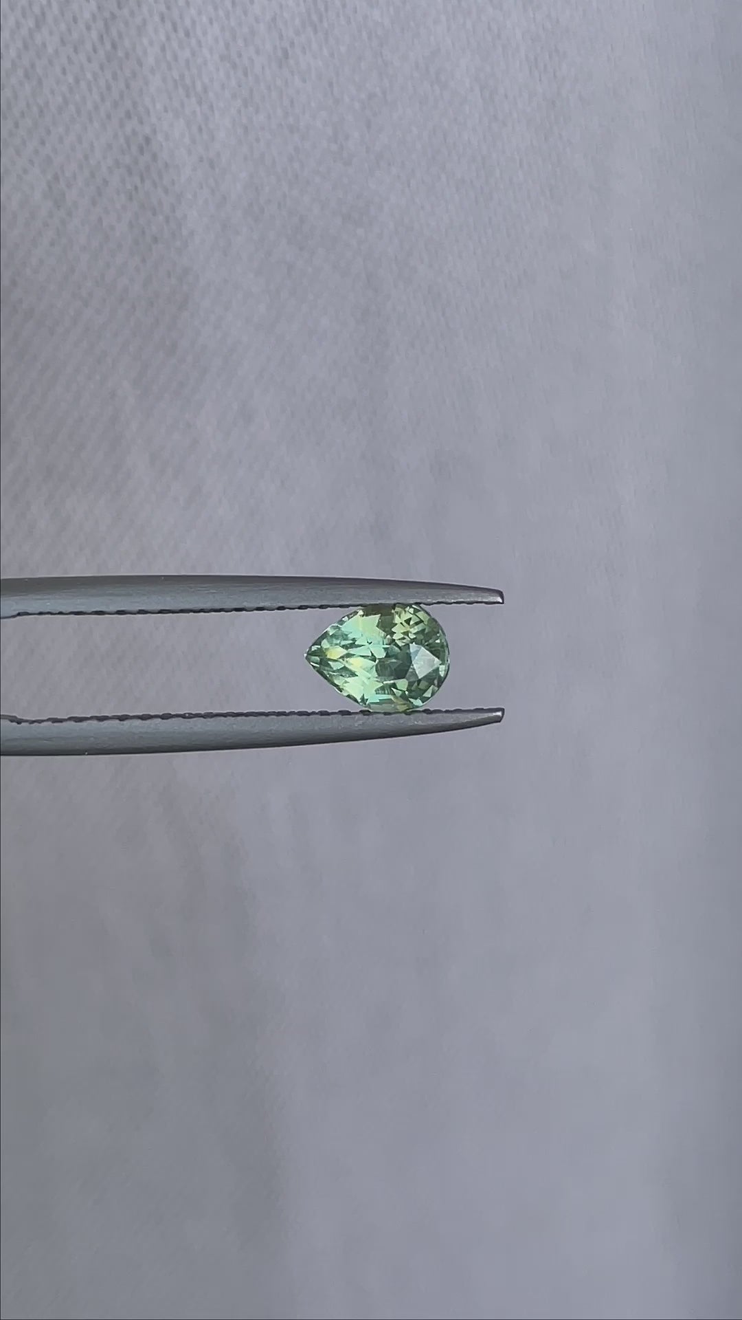 light green sapphire gemstone