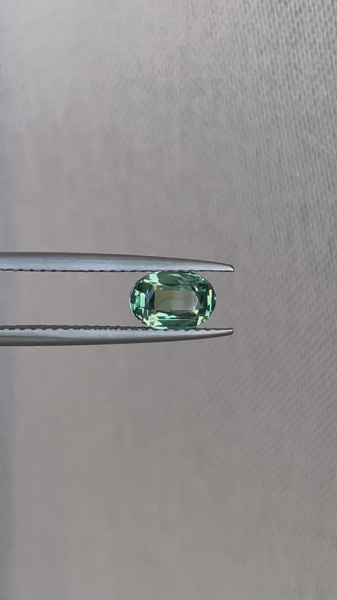 light green sapphire gemstone