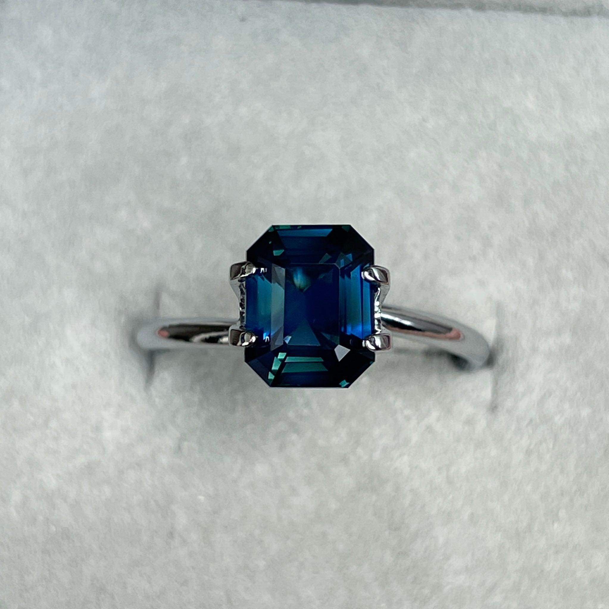 teal blue green gemstone sapphire