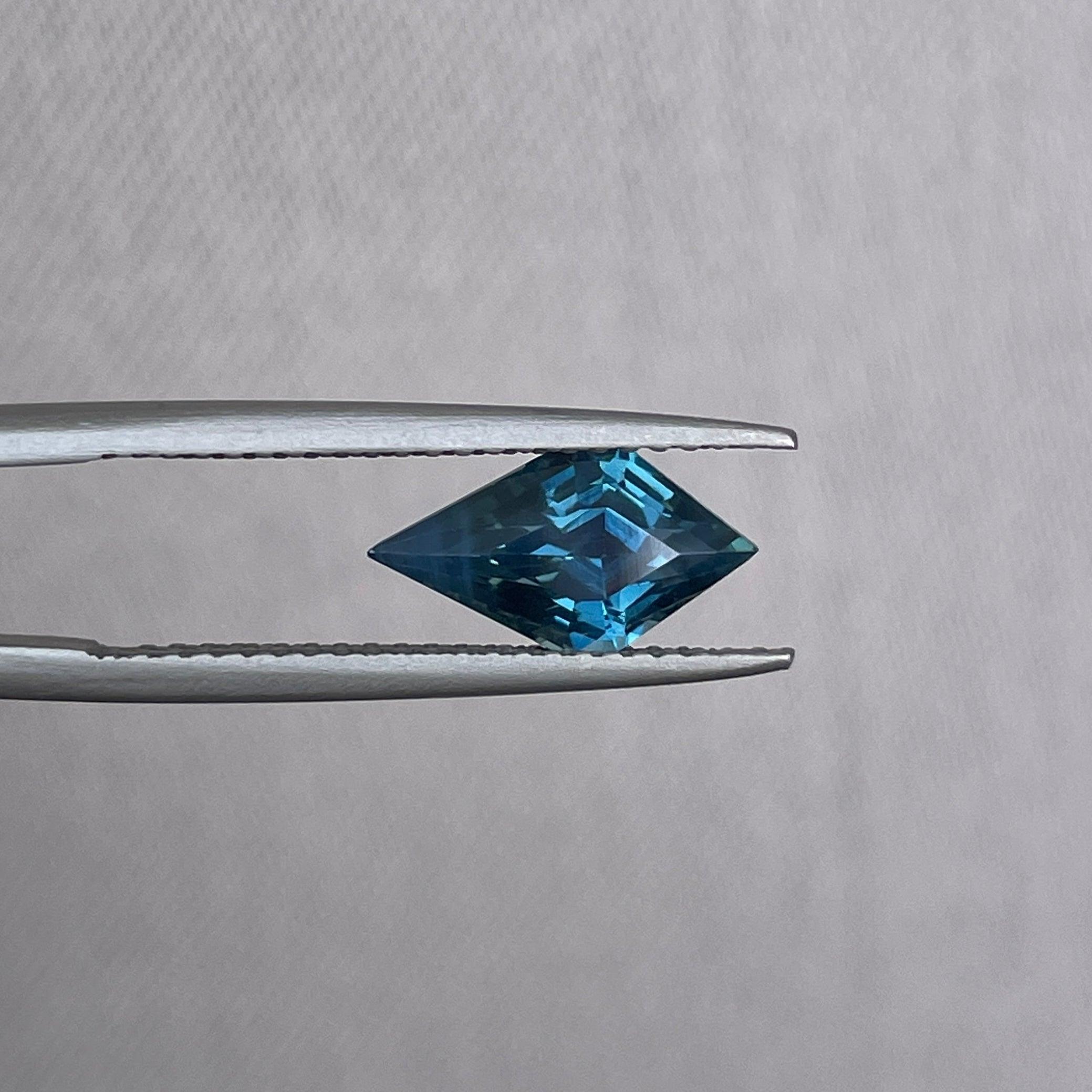 teal sapphire engagement rings