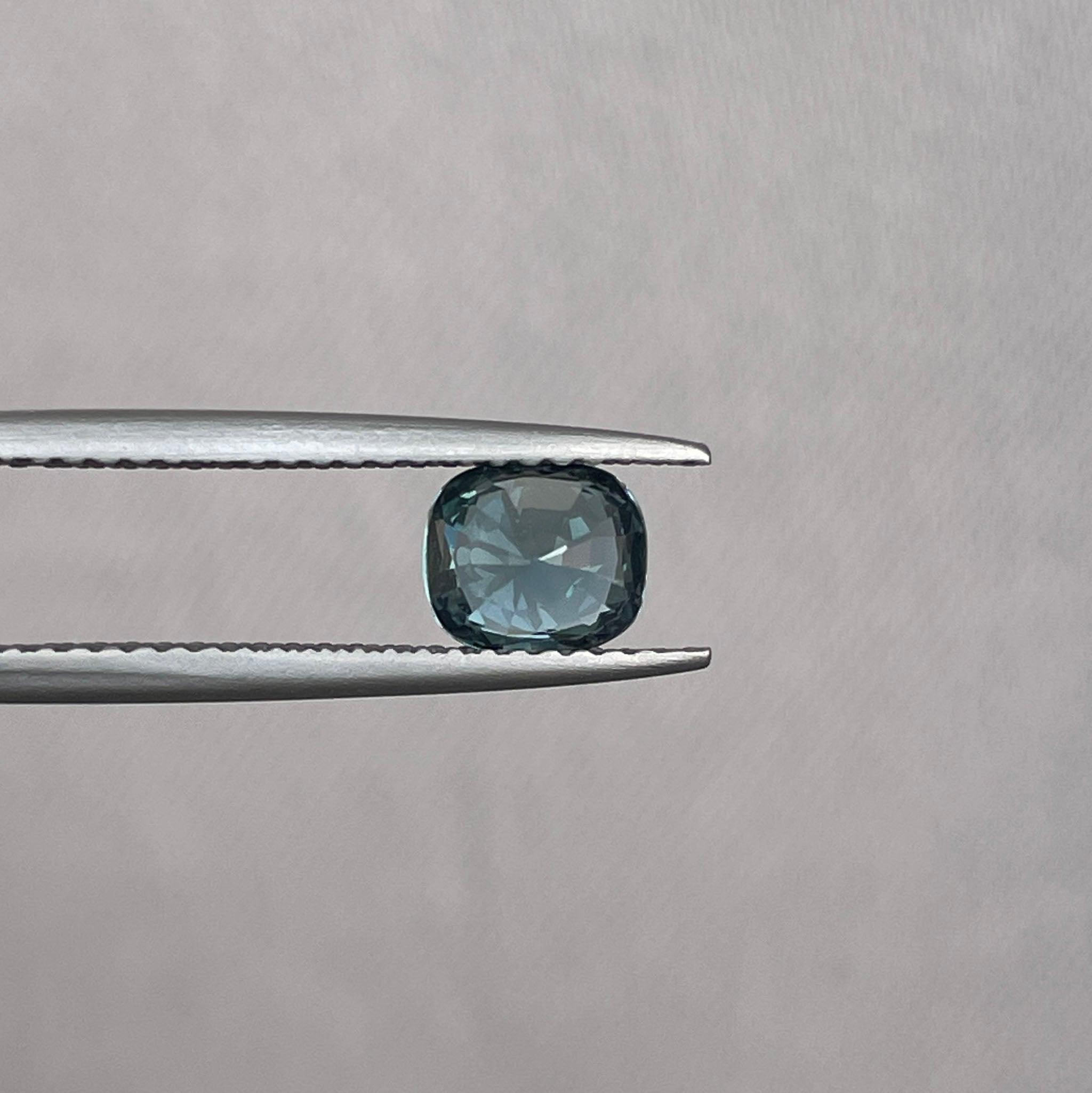 teal sapphire gemstone