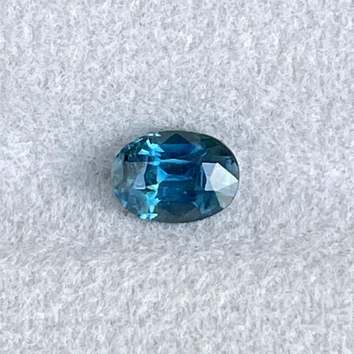 Saphir vert naturel bleu sarcelle, pierre précieuse détachée de 0,83 carat, chauffée, non montée, de NASHGEMS, idéale pour une bague de fiançailles ou un cadeau.