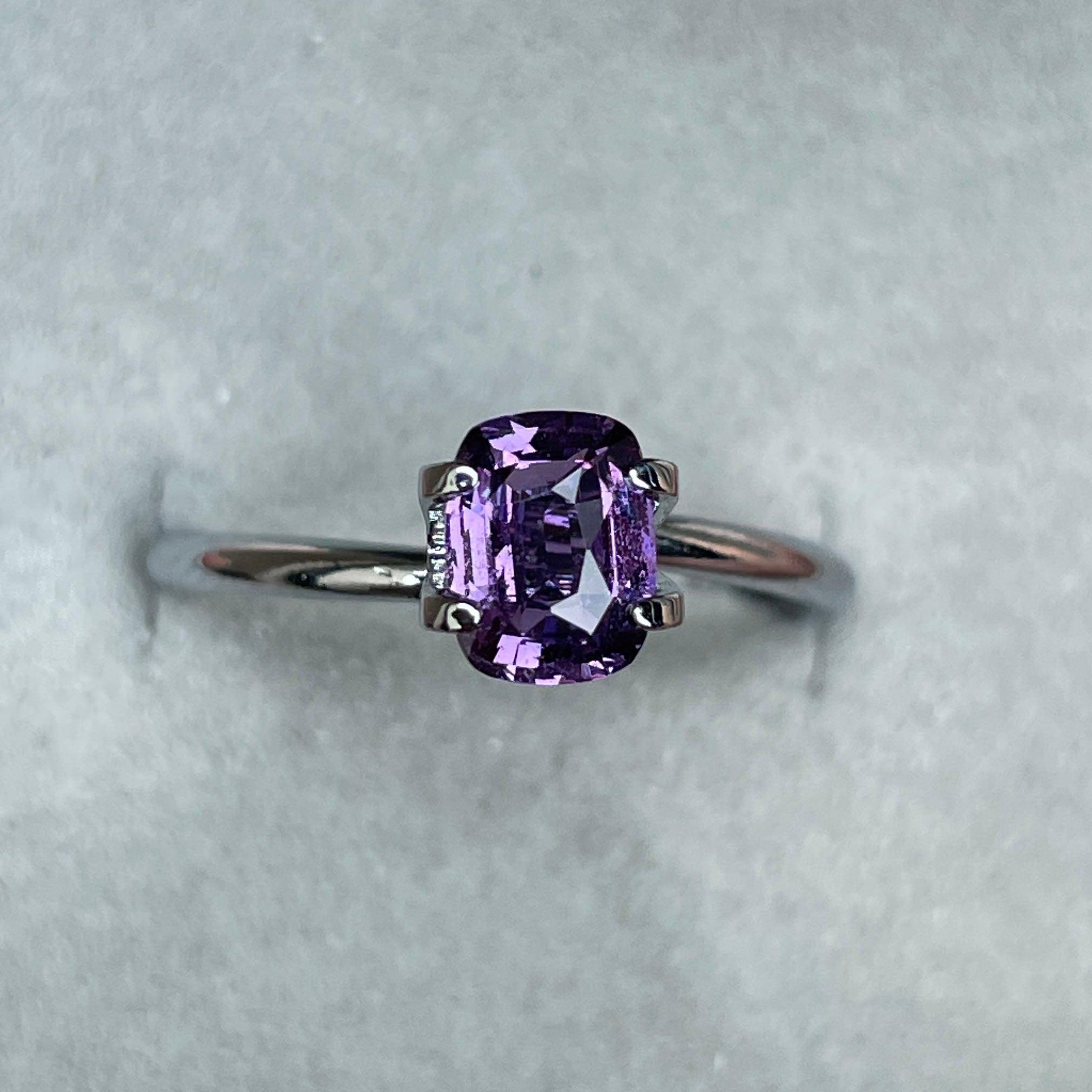 violet sapphire gemstone