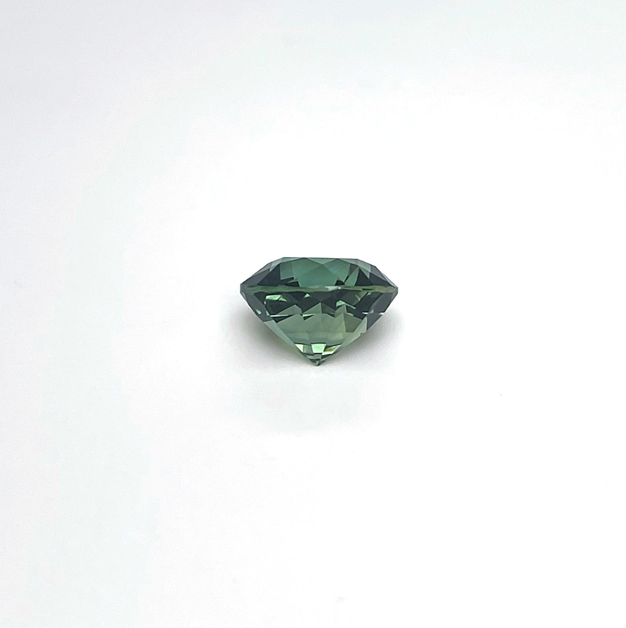 2.22 carat Teal/ Parti Sapphire is well cut to bring out the best colour and luster, - NASHGEMS