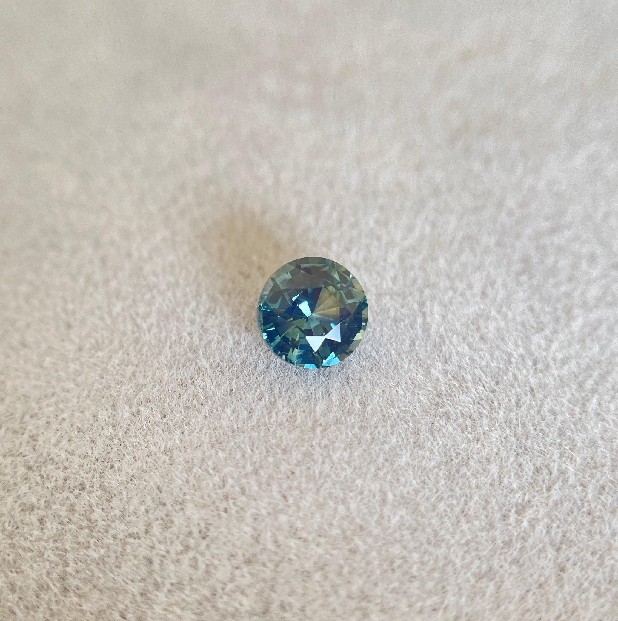 0.92 Carat Teal Sapphire