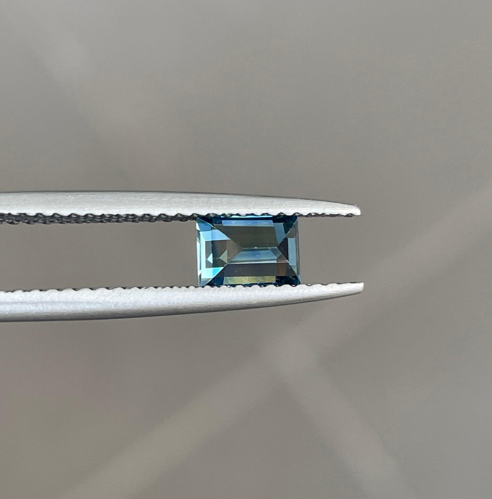 0.78 Carat Teal Sapphire