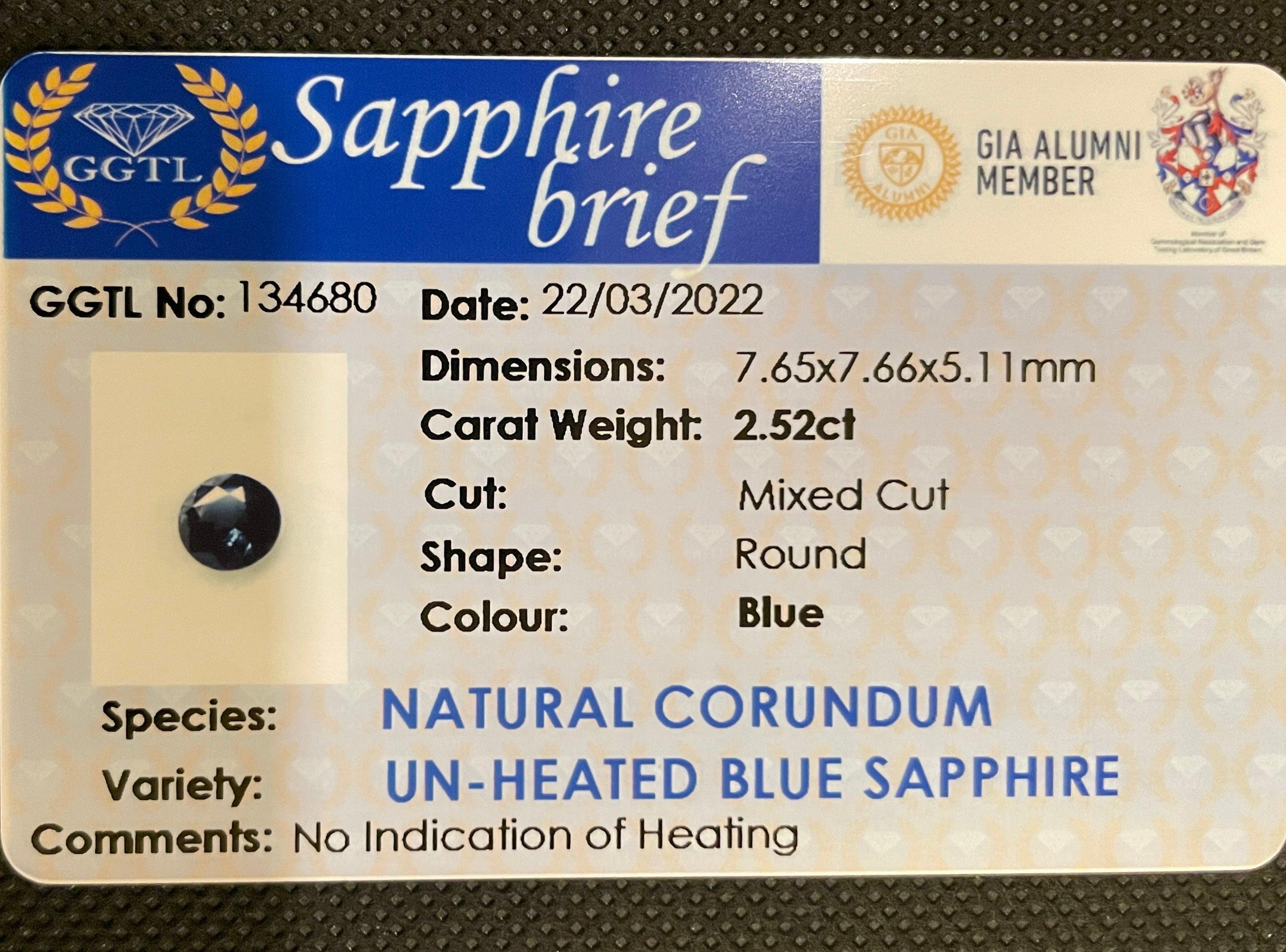 teal blue green parti sapphire round cut gem