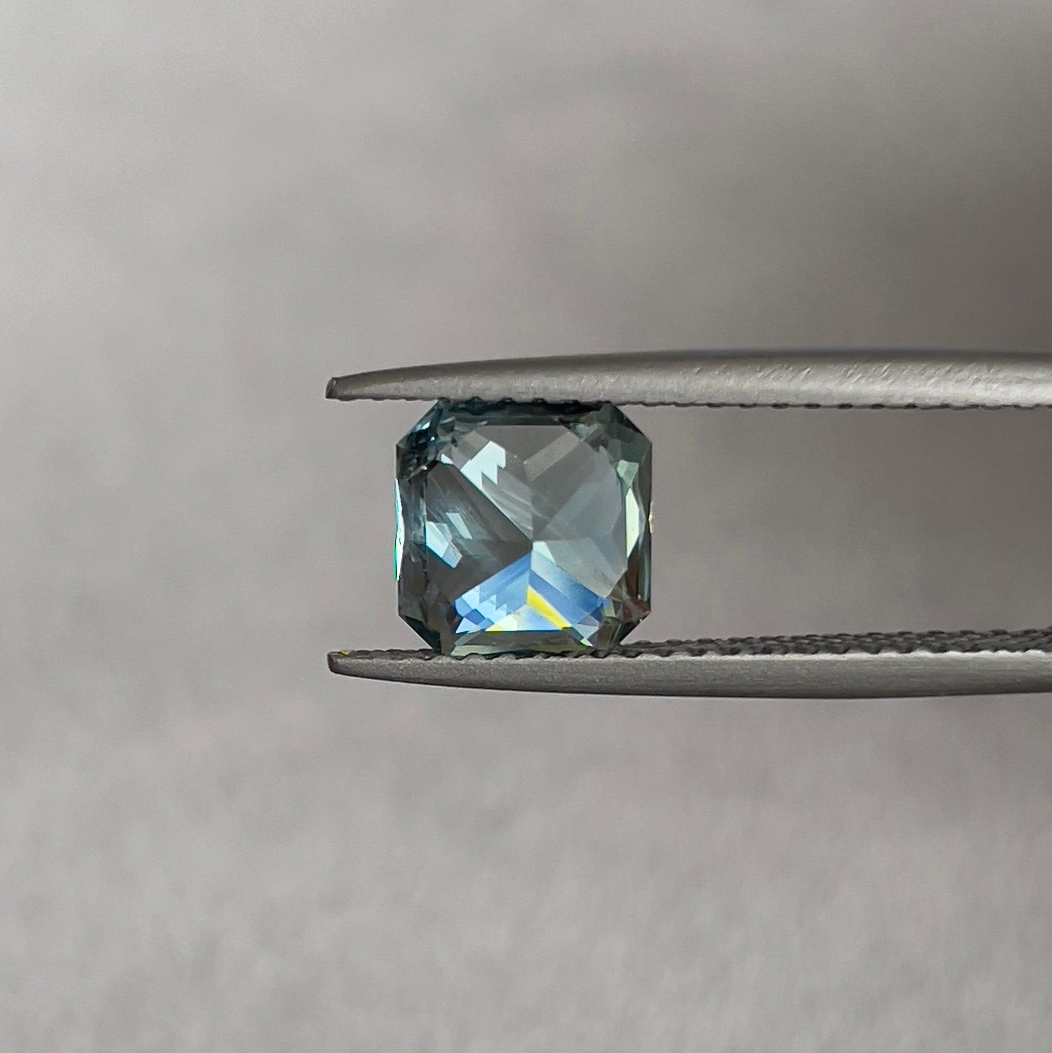 teal sapphire engagement rings