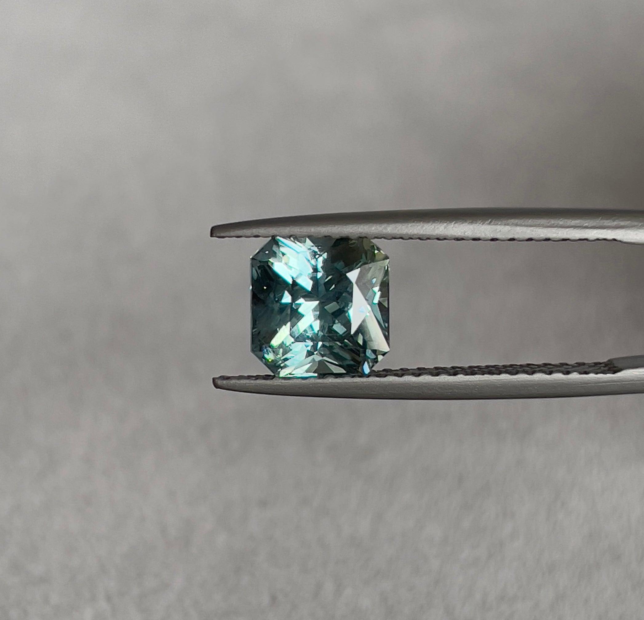 teal sapphire engagement rings