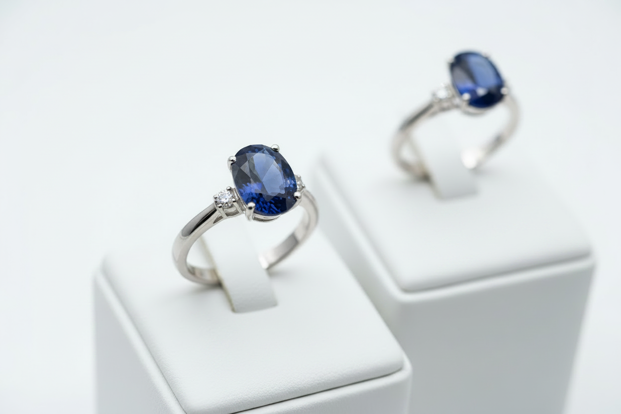 natural sapphire price comparison showing expensive vs affordable gemstone